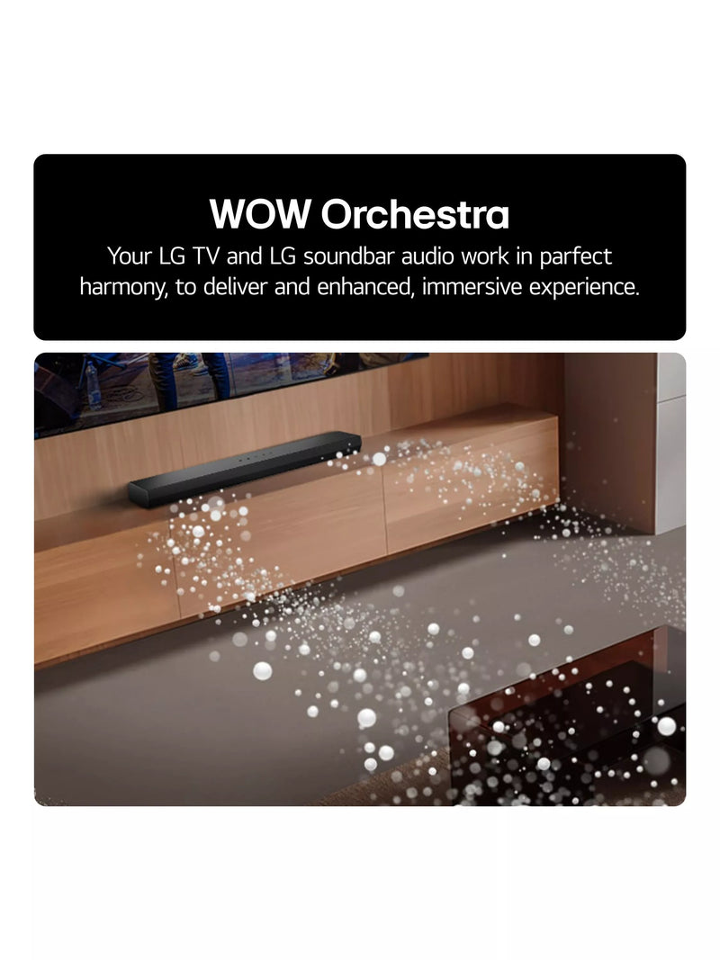 LG US20A all-in-one soundbar black (British brand)