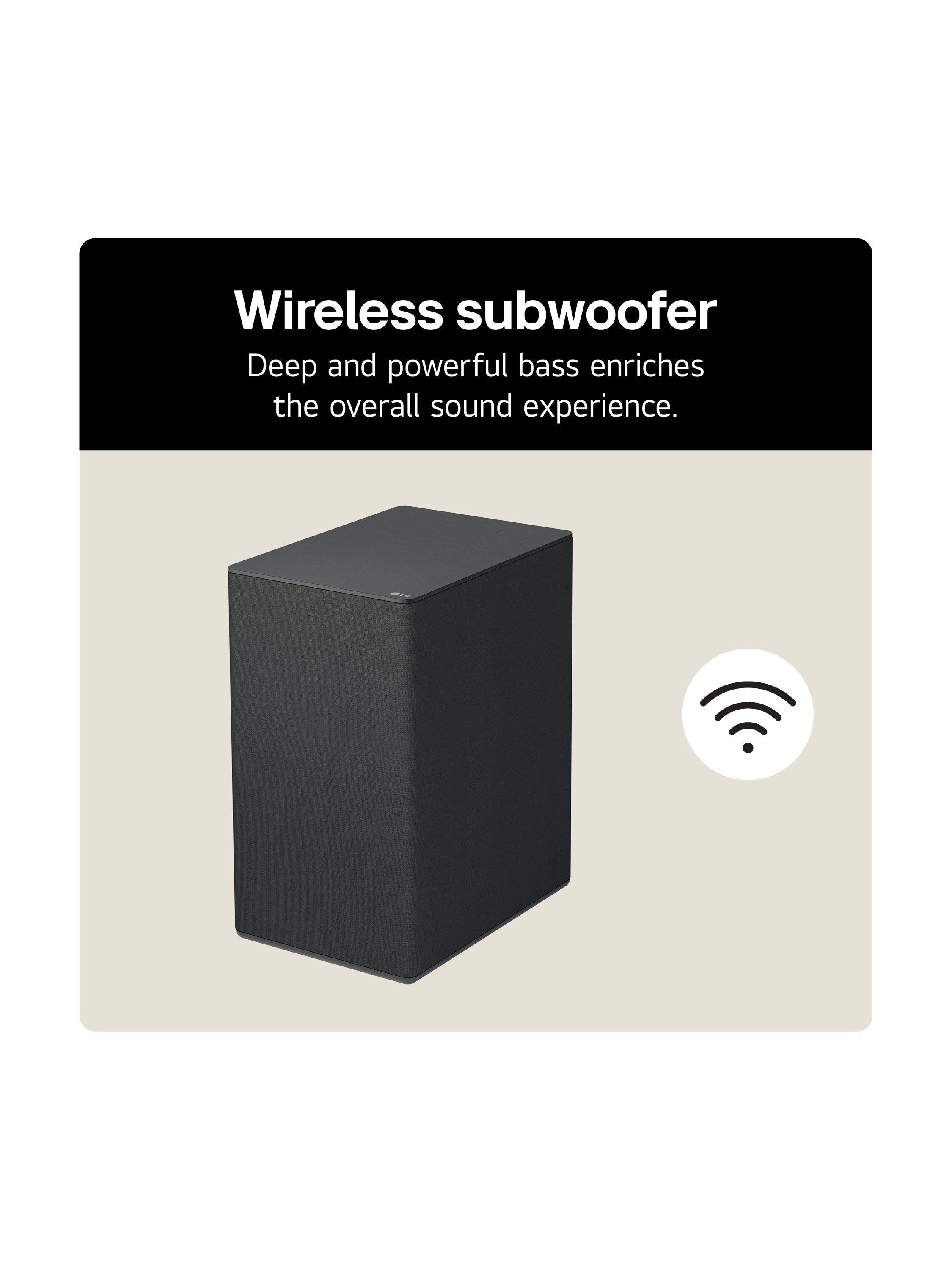 LG USC9S soundbar wireless subwoofer black (British brand)