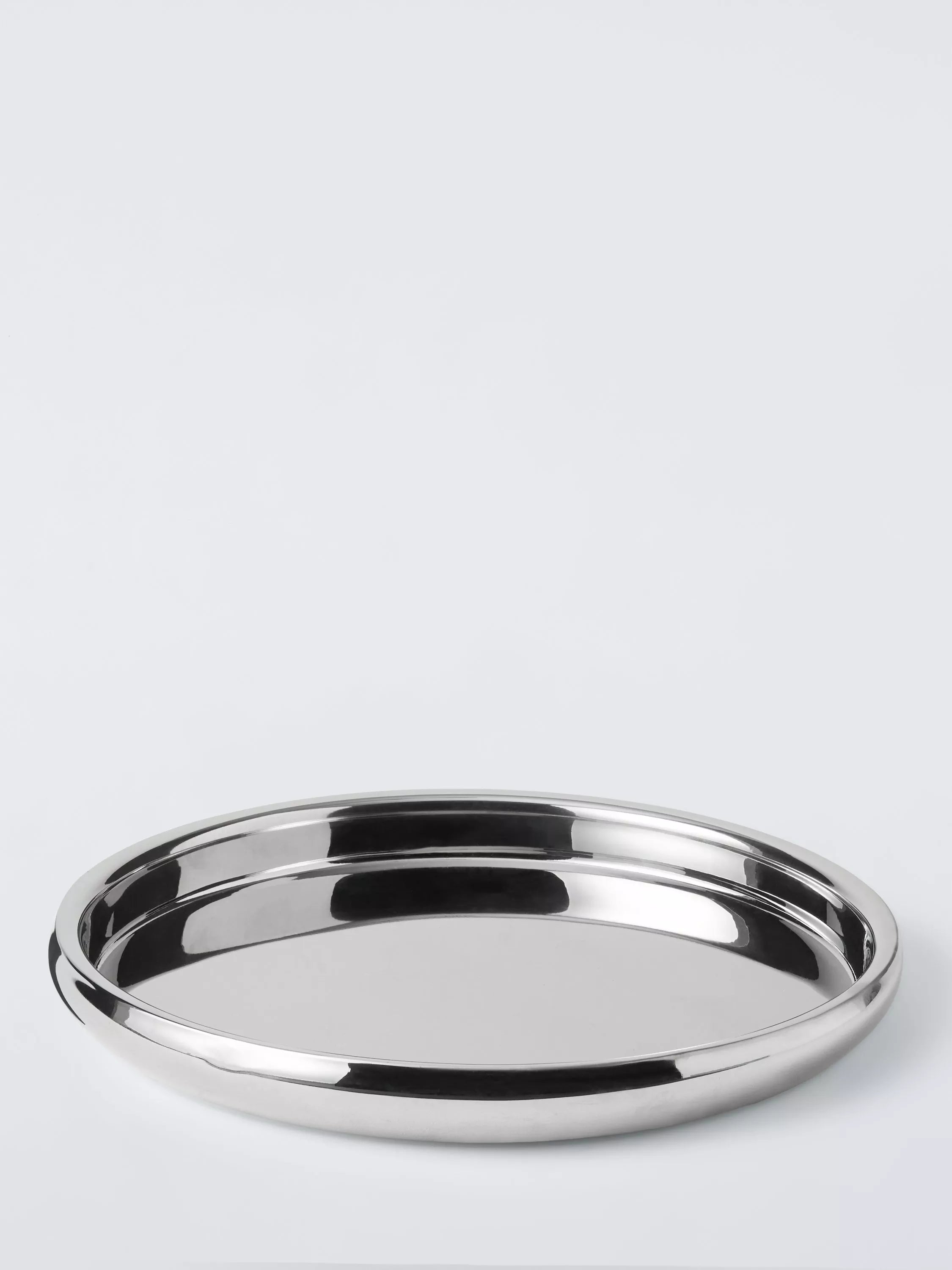 John Lewis round mirror tray 32cm - imported from the UK