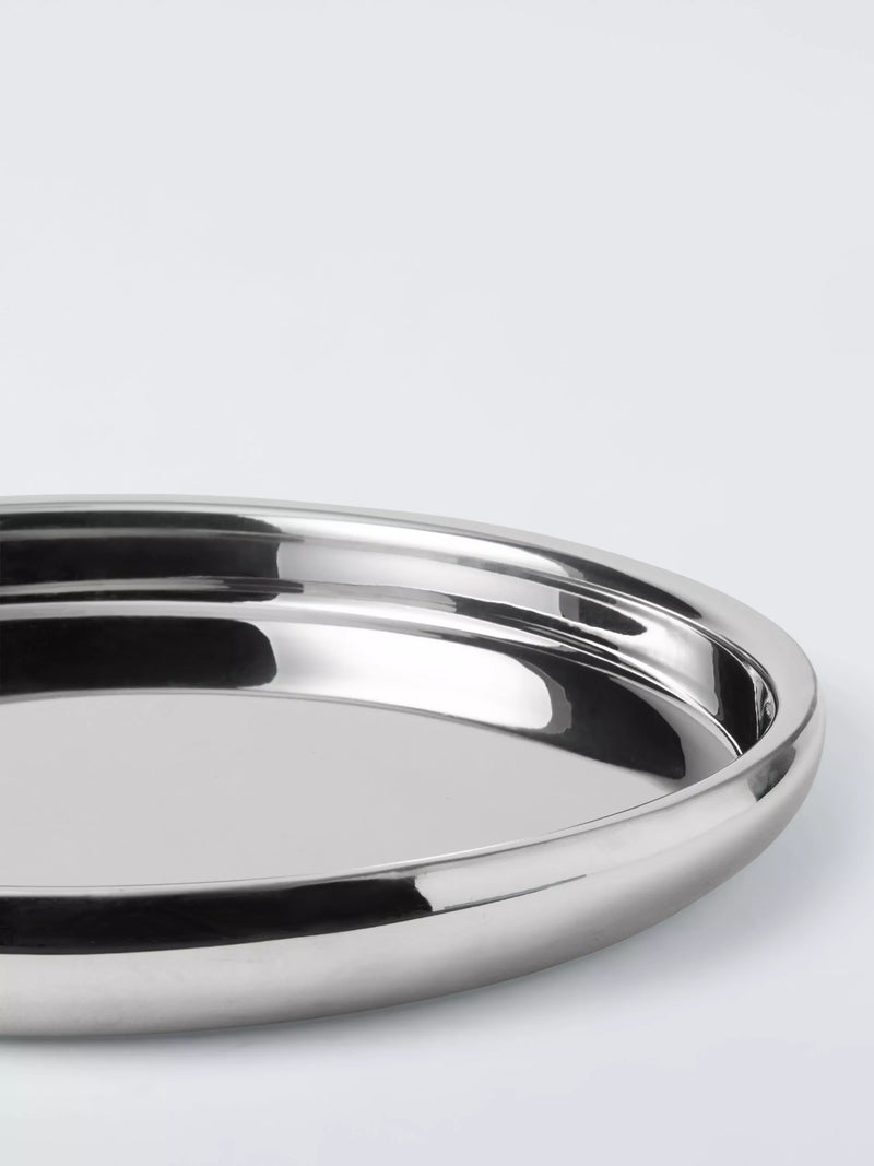 John Lewis round mirror tray 32cm - imported from the UK