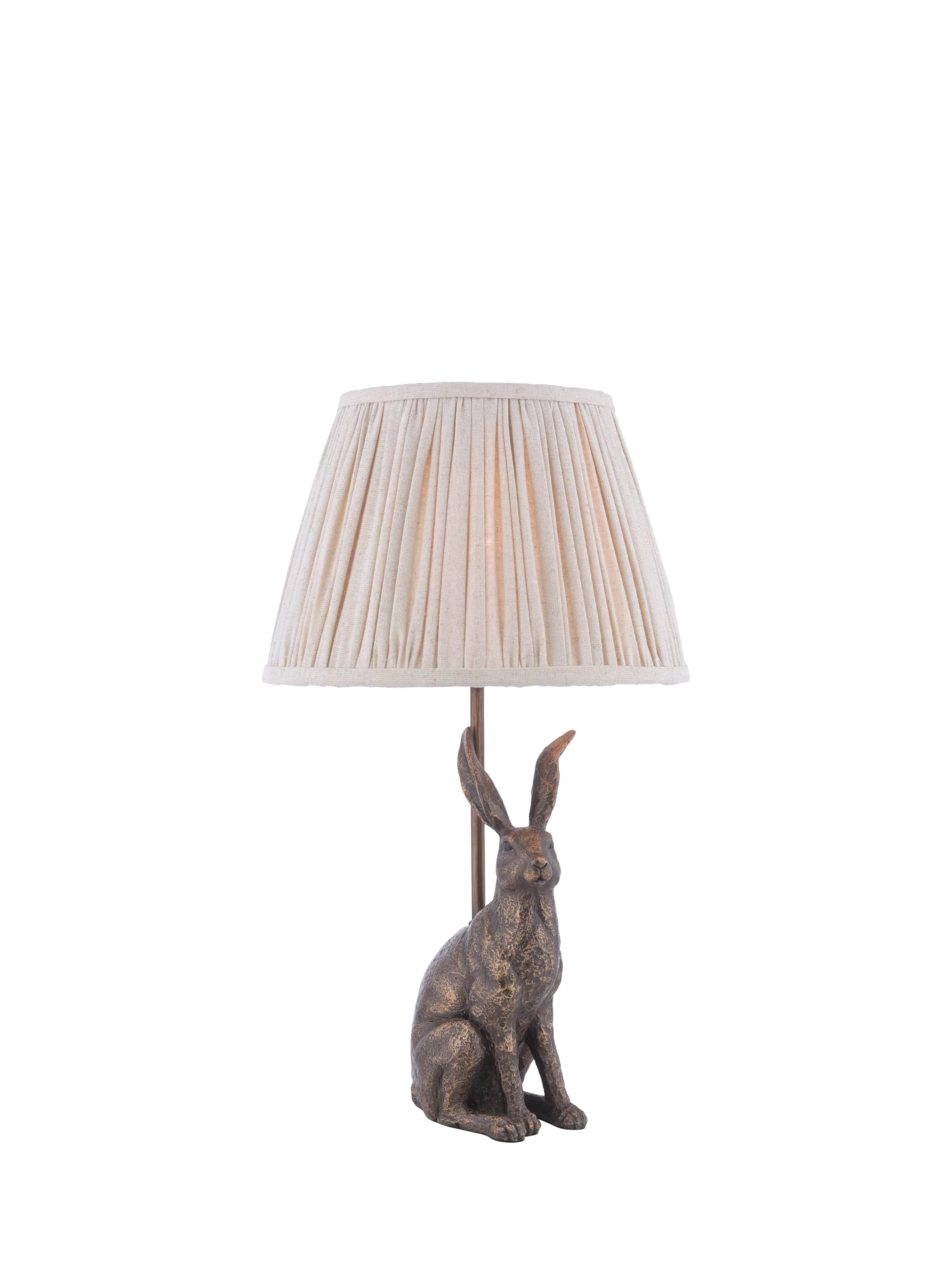Laura Ashley Hare table lamp metallic bronze - UK version