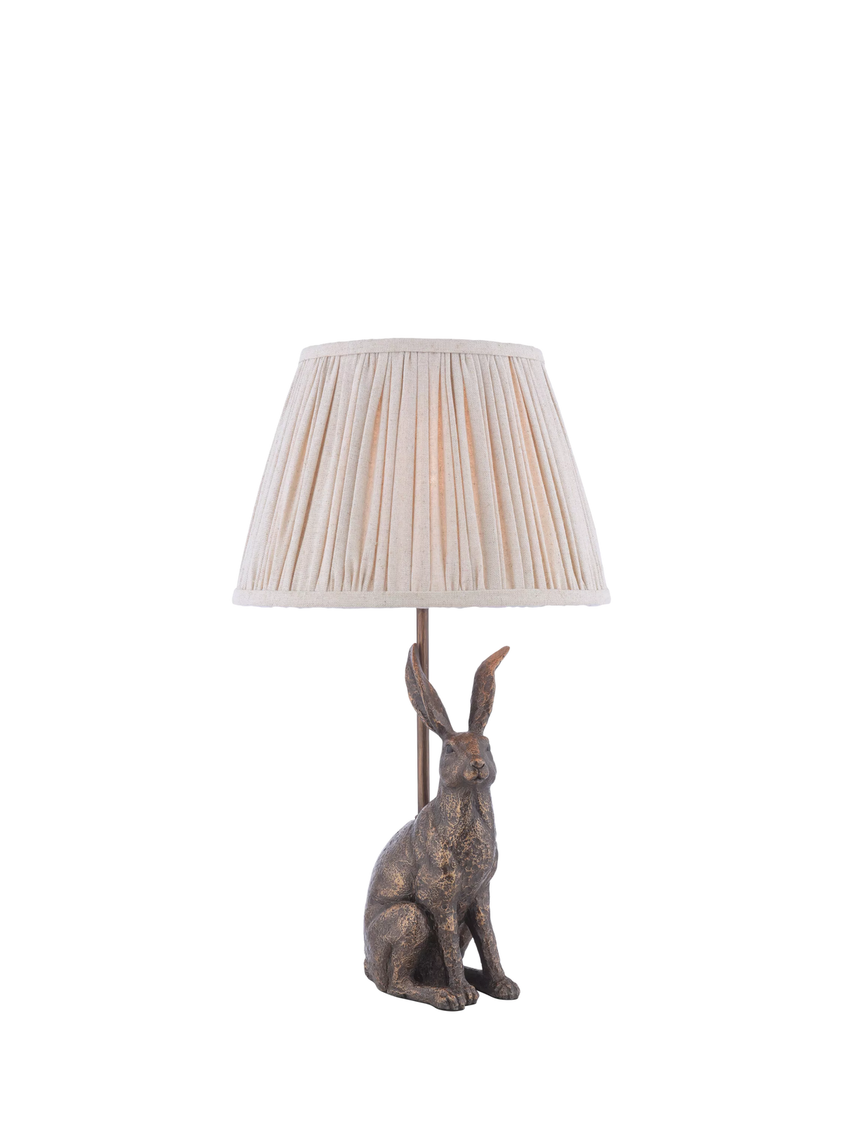 Laura Ashley Hare table lamp metallic bronze - UK version