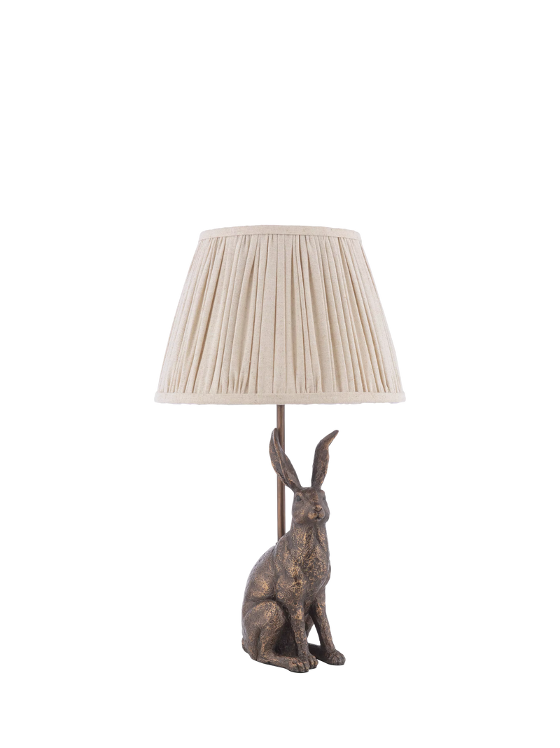 Laura Ashley Hare table lamp metallic bronze - UK version