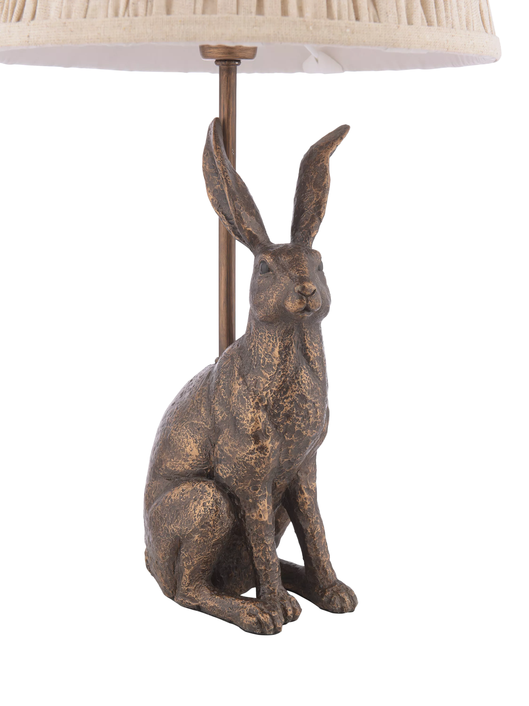 Laura Ashley Hare table lamp metallic bronze - UK version