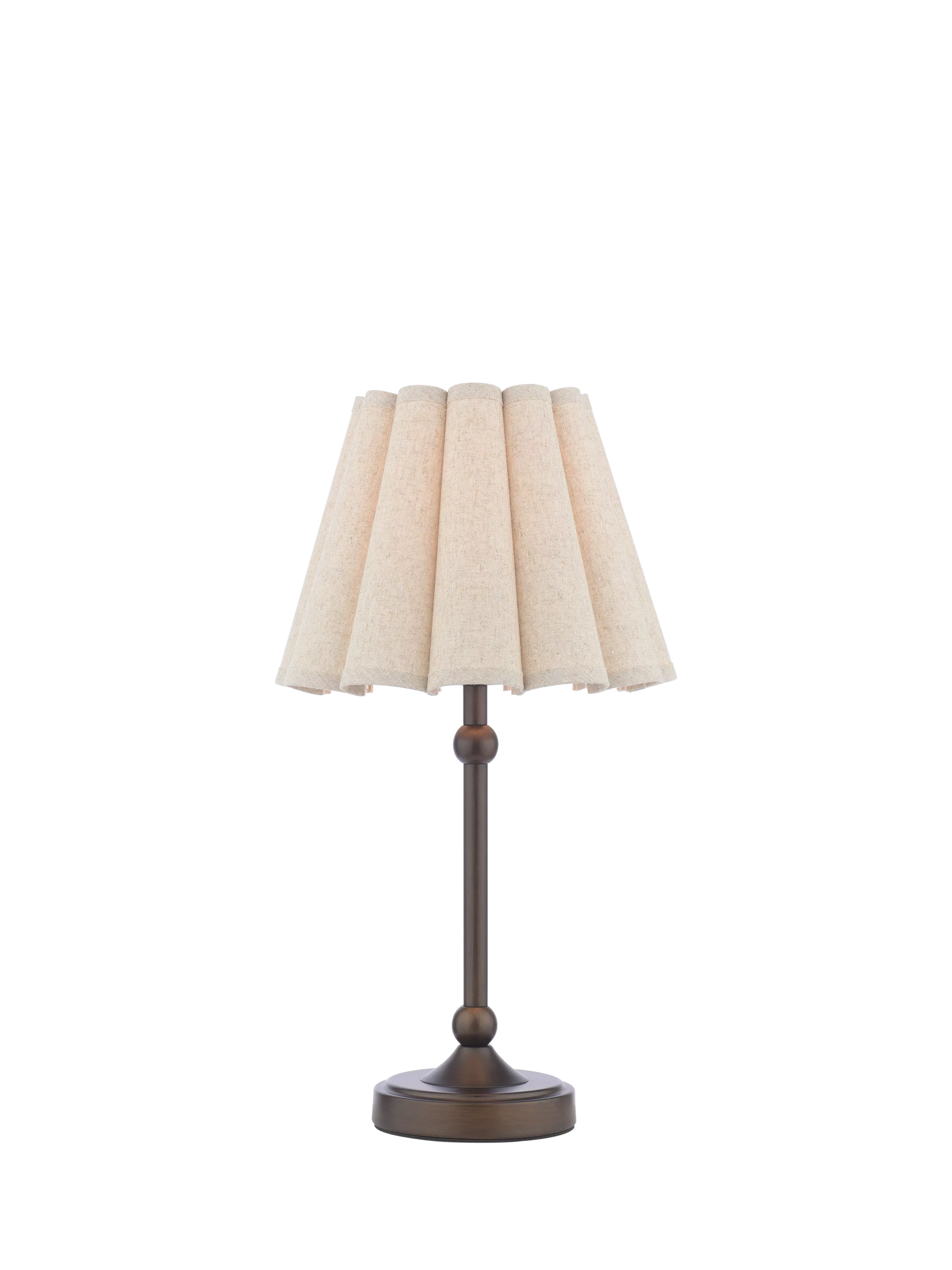 Laura Ashley Holwell table lamp in antique bronze, imported from the UK