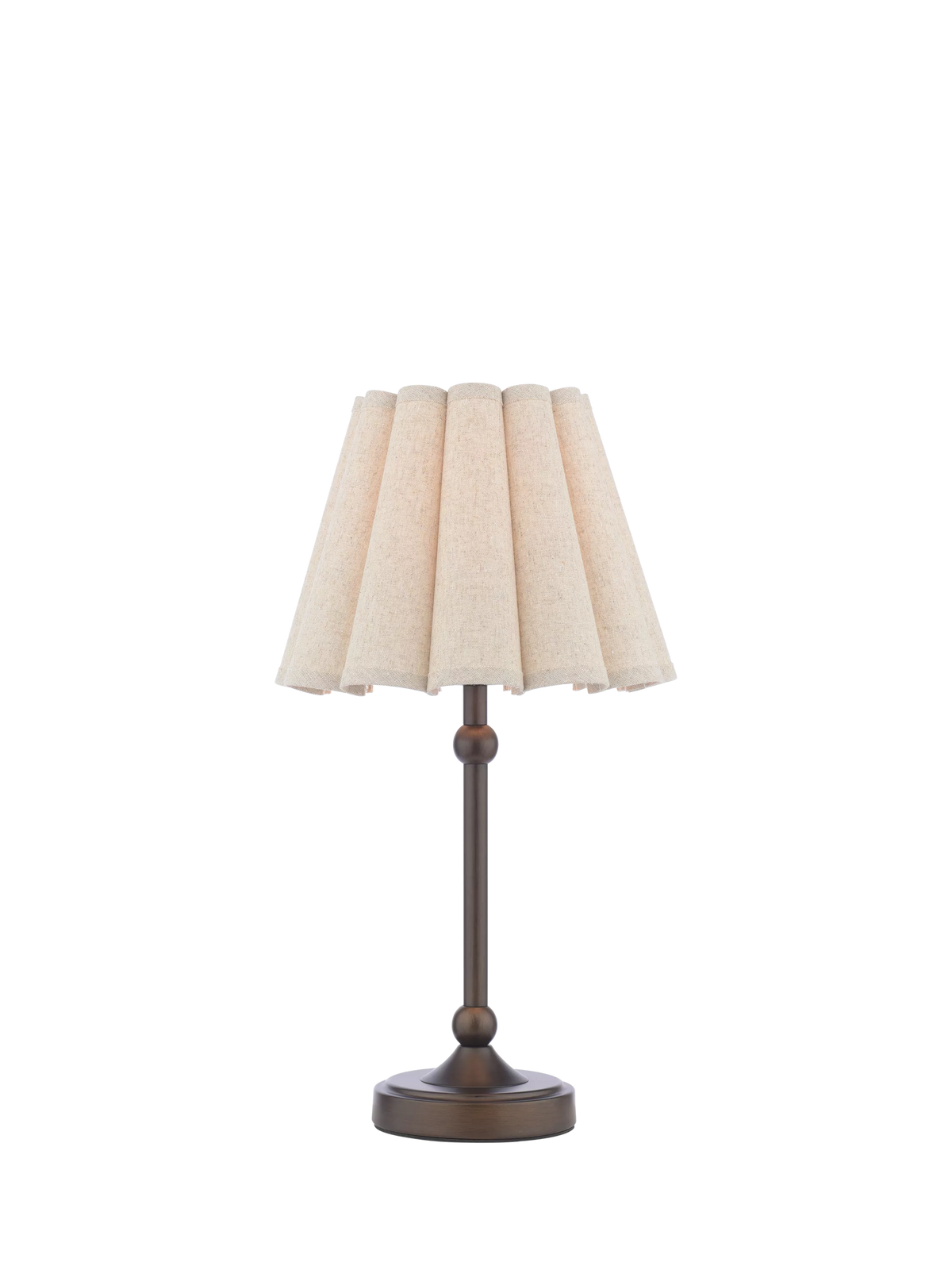 Laura Ashley Holwell table lamp in antique bronze, imported from the UK