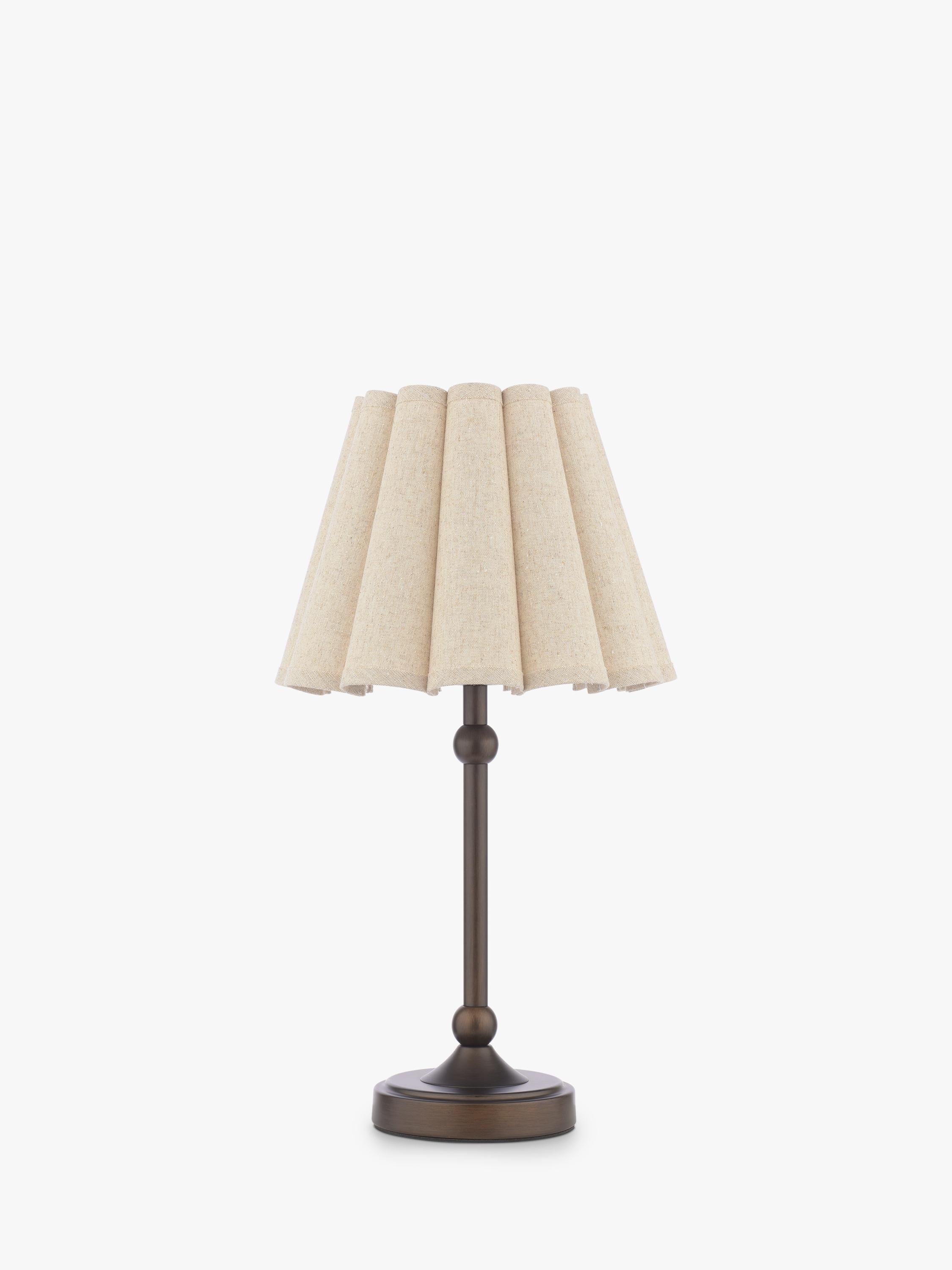 Laura Ashley Holwell table lamp in antique bronze, imported from the UK