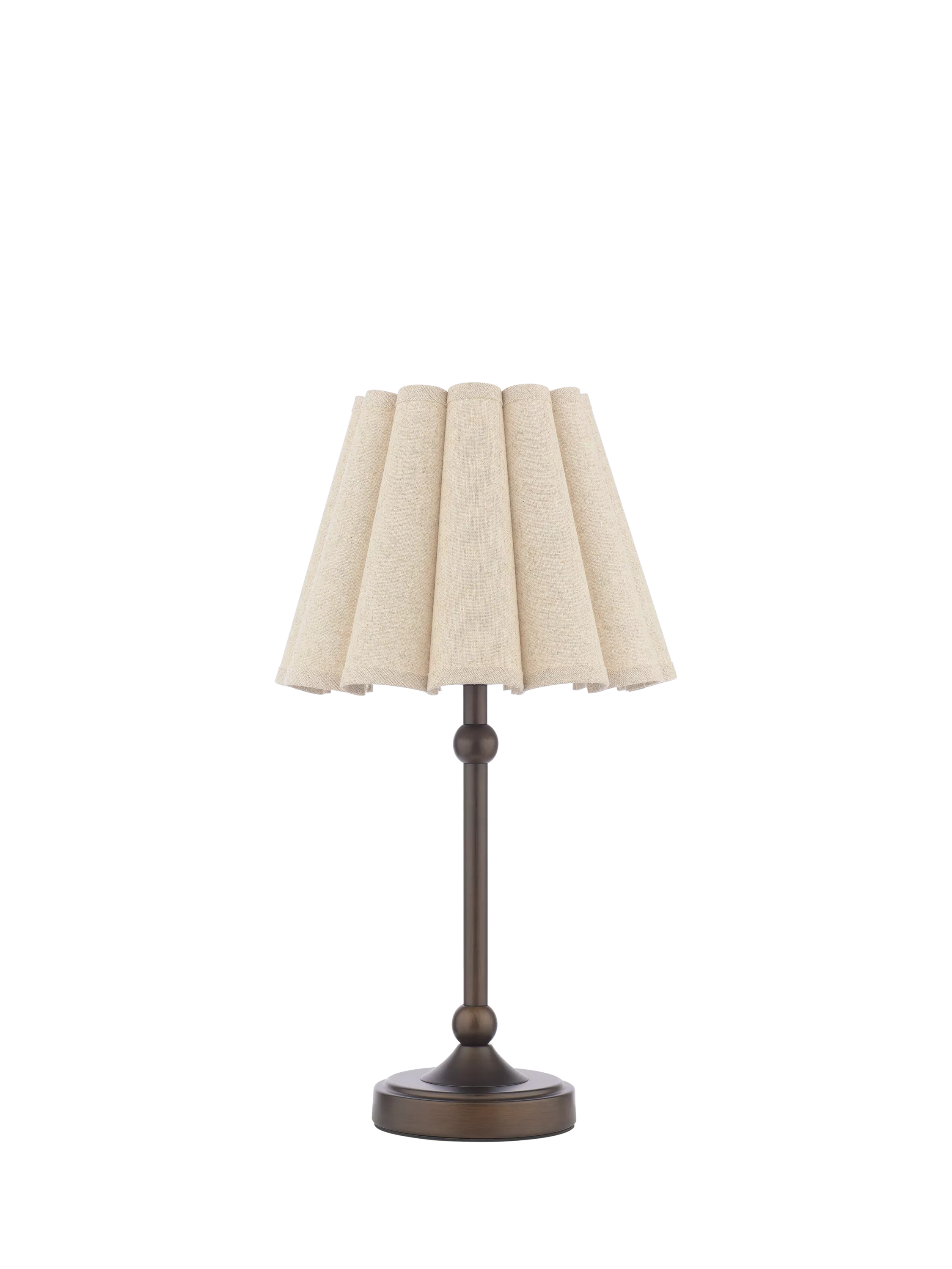 Laura Ashley Holwell table lamp in antique bronze, imported from the UK