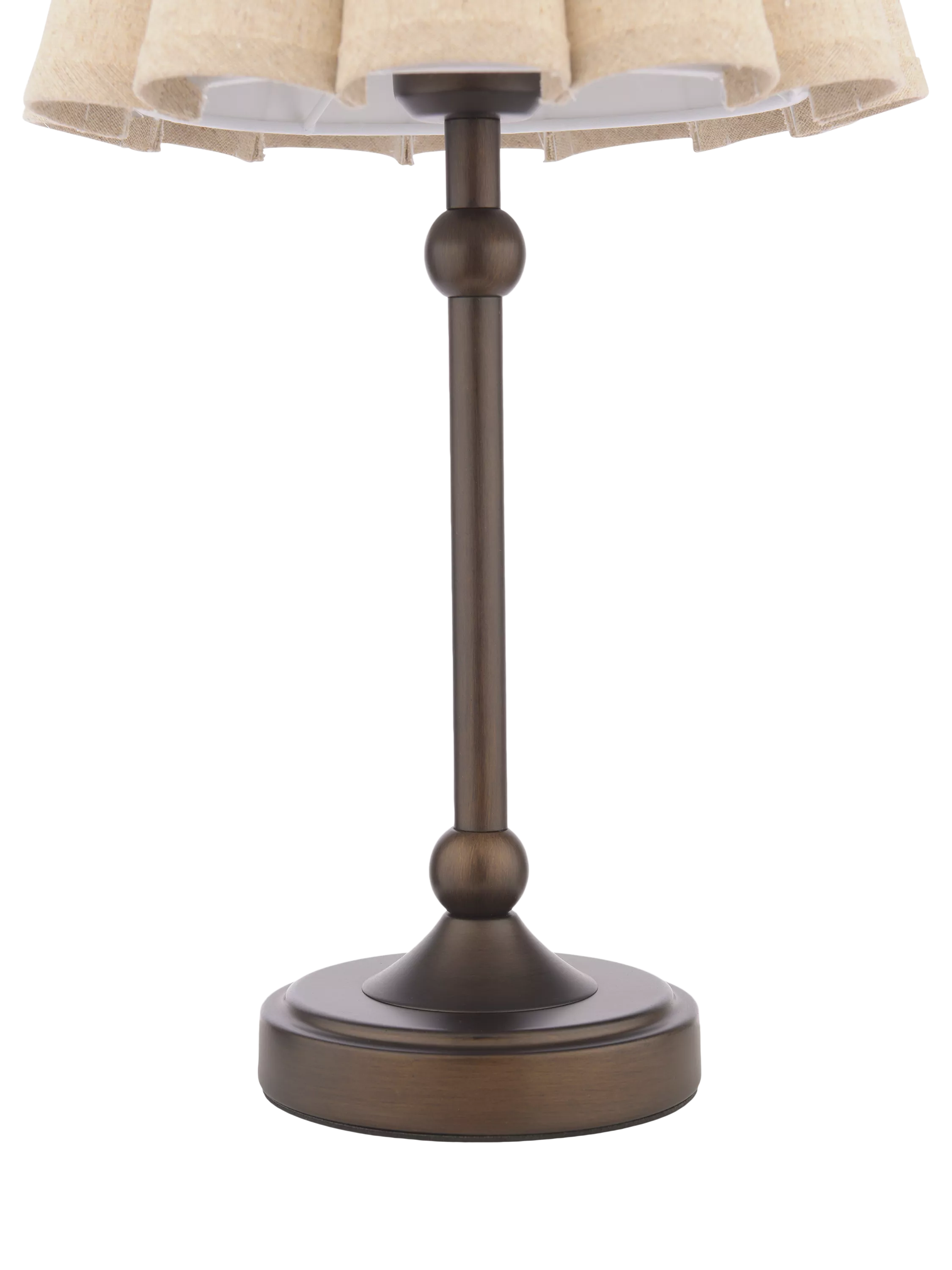 Laura Ashley Holwell table lamp in antique bronze, imported from the UK