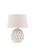 Laura Ashley floral ceramic table lamp off white - British product