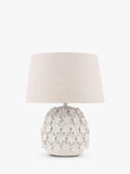 Laura Ashley floral ceramic table lamp off white - British product
