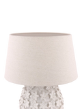 Laura Ashley floral ceramic table lamp off white - British product