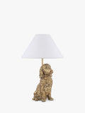Laura Ashley gold cocker spaniel table lamp, imported from the UK