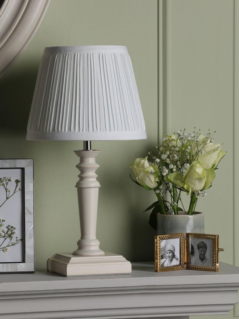 Laura Ashley table lamp set of 2 off white, UK version
