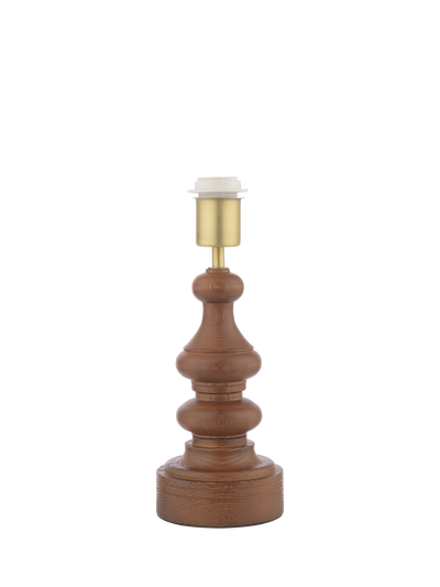 John Lewis Laura Ashley Millbrook Wood Table Lamp Base, Natural, 32cm- Buy online at McGrocer