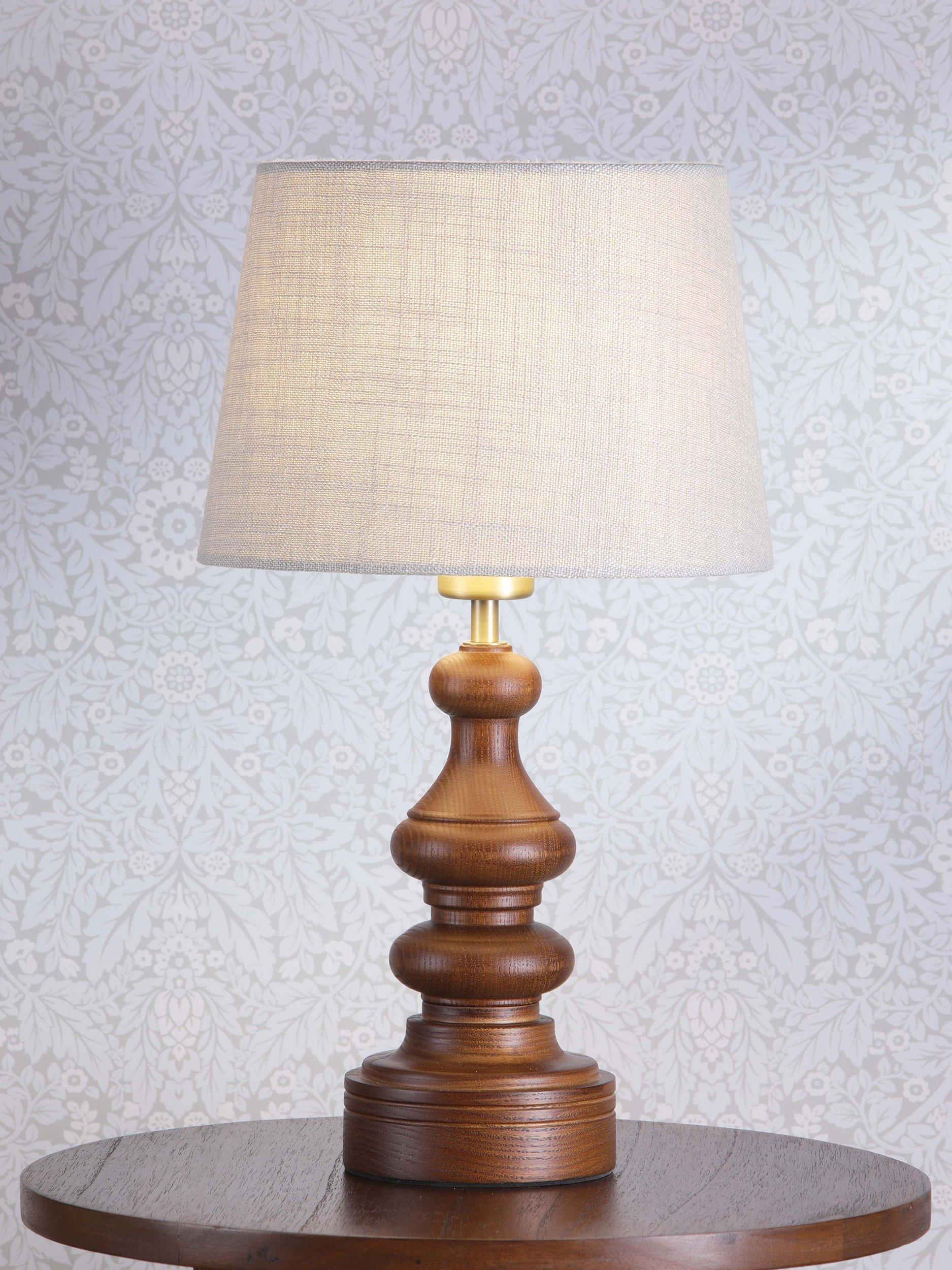 Laura Ashley Millbrook wood table lamp base natural - British product