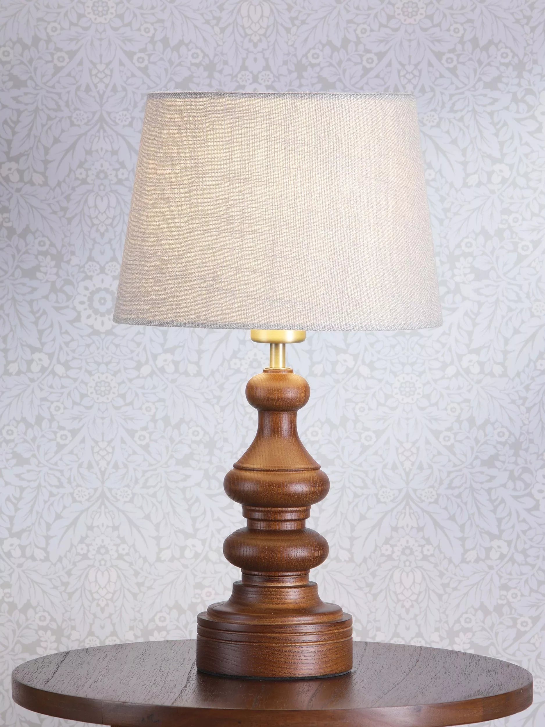 Laura Ashley Millbrook wood table lamp base natural - British product