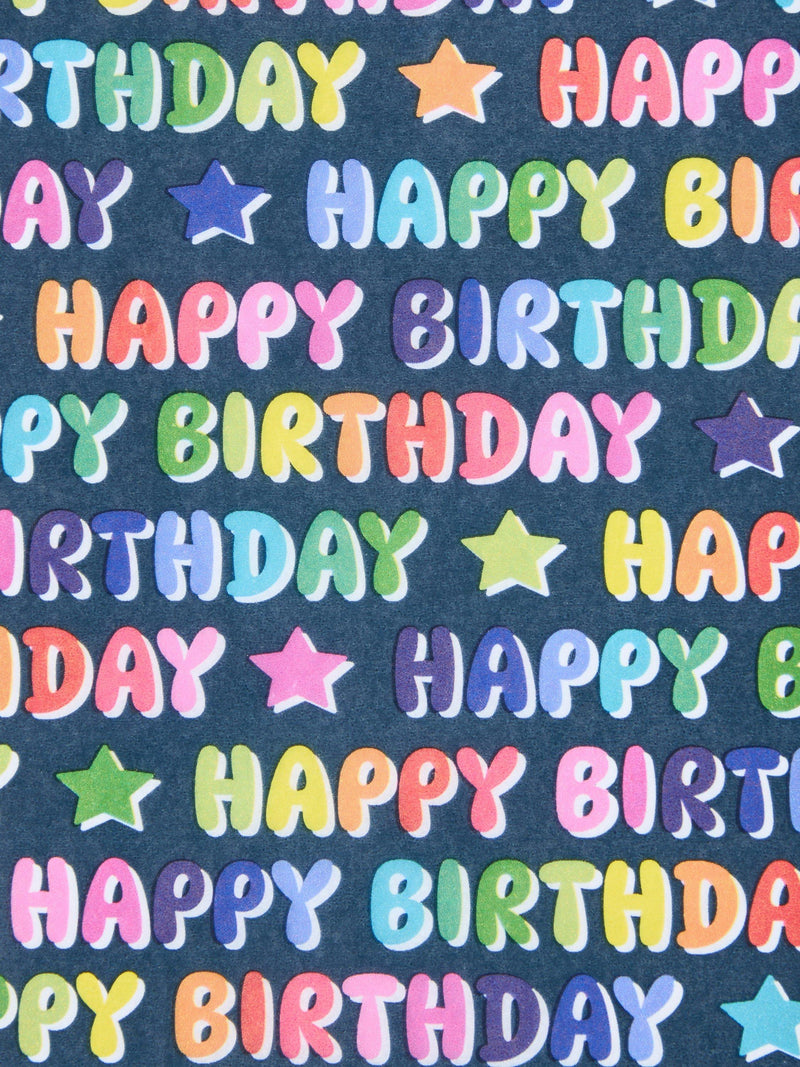 John Lewis birthday tissue paper multi-coloured (British brand)