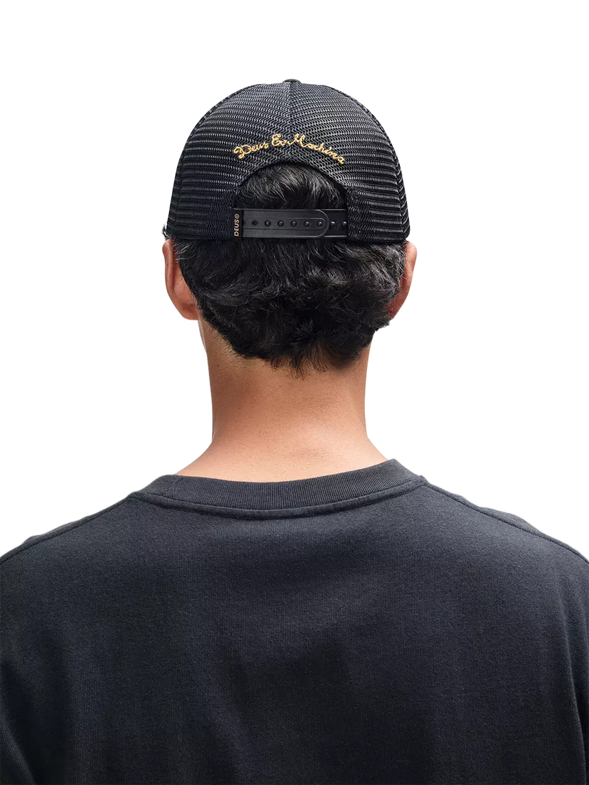 Deus ex Machina Pill Trucker Hat Mechanic Blue, UK version