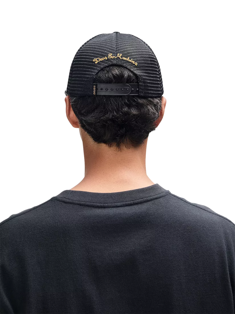 Deus ex Machina Pill Trucker Hat Mechanic Blue, UK version