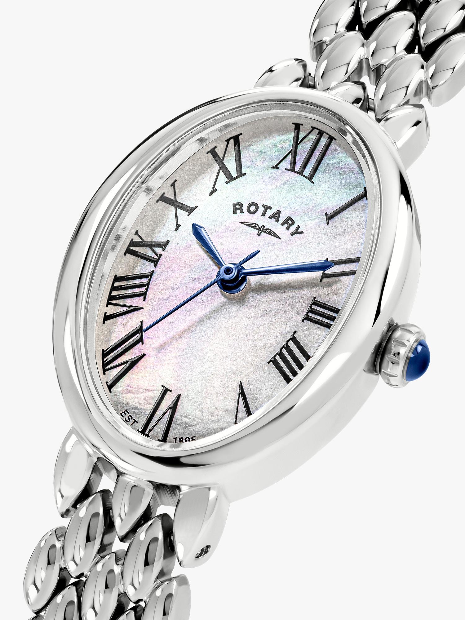 Rotary Heritage Astoria women's watch silver dial bracelet, UK version