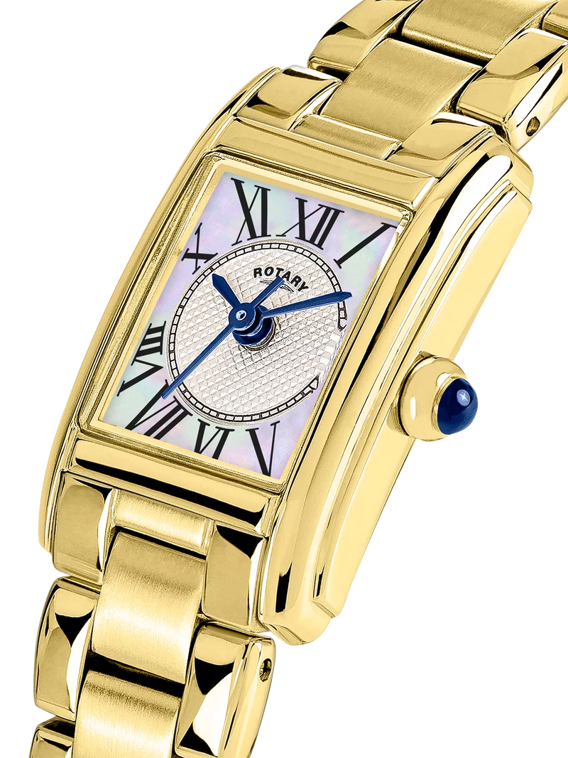 Rotary Heritage Astoria gold bracelet watch, imported from the UK