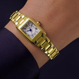 Rotary Heritage Astoria gold bracelet watch, imported from the UK