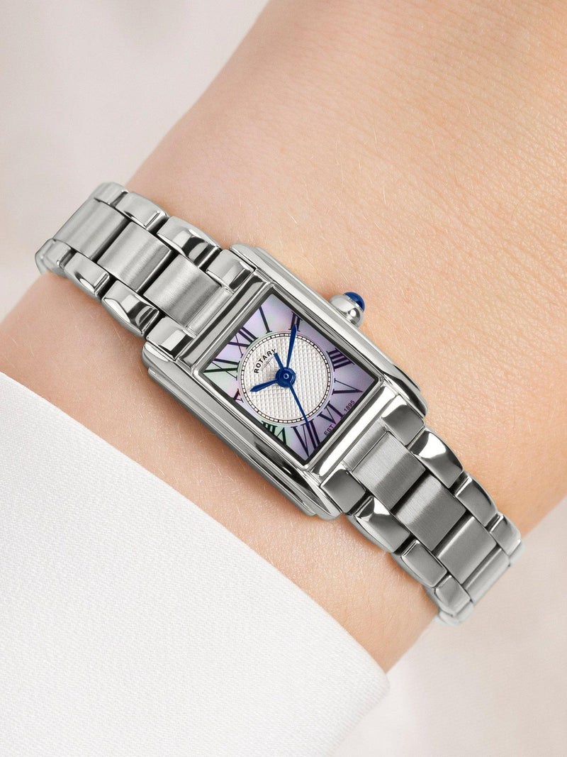 Rotary Heritage Astoria women's silver watch (British brand)