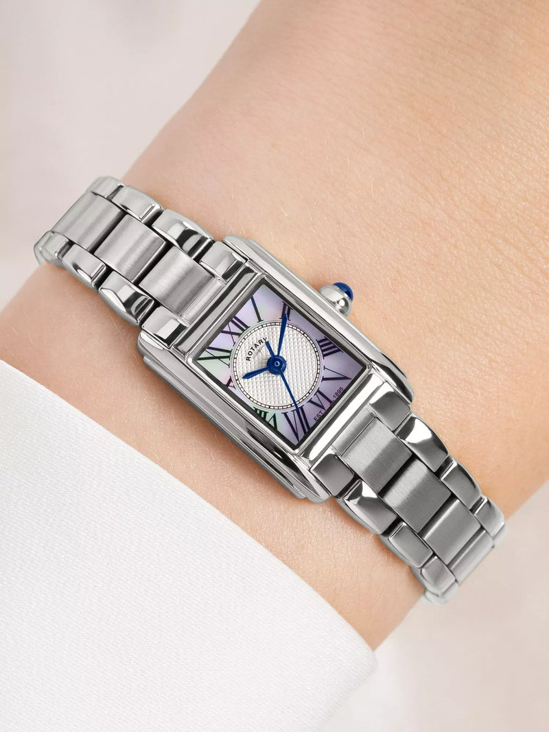Rotary Heritage Astoria women's silver watch (British brand)