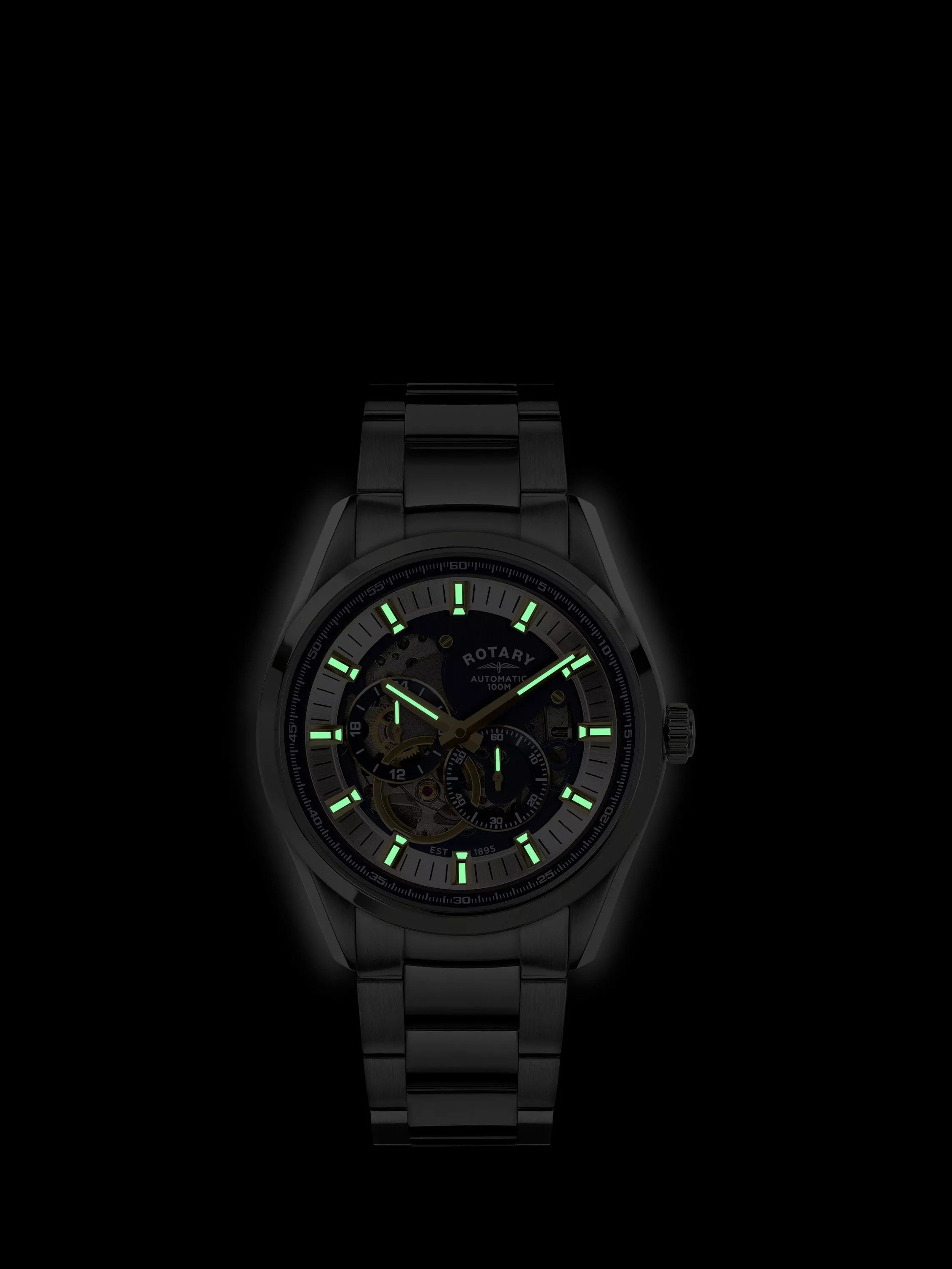 Rotary Seamatic Eclipse automatic watch blue dial, imported from the UK