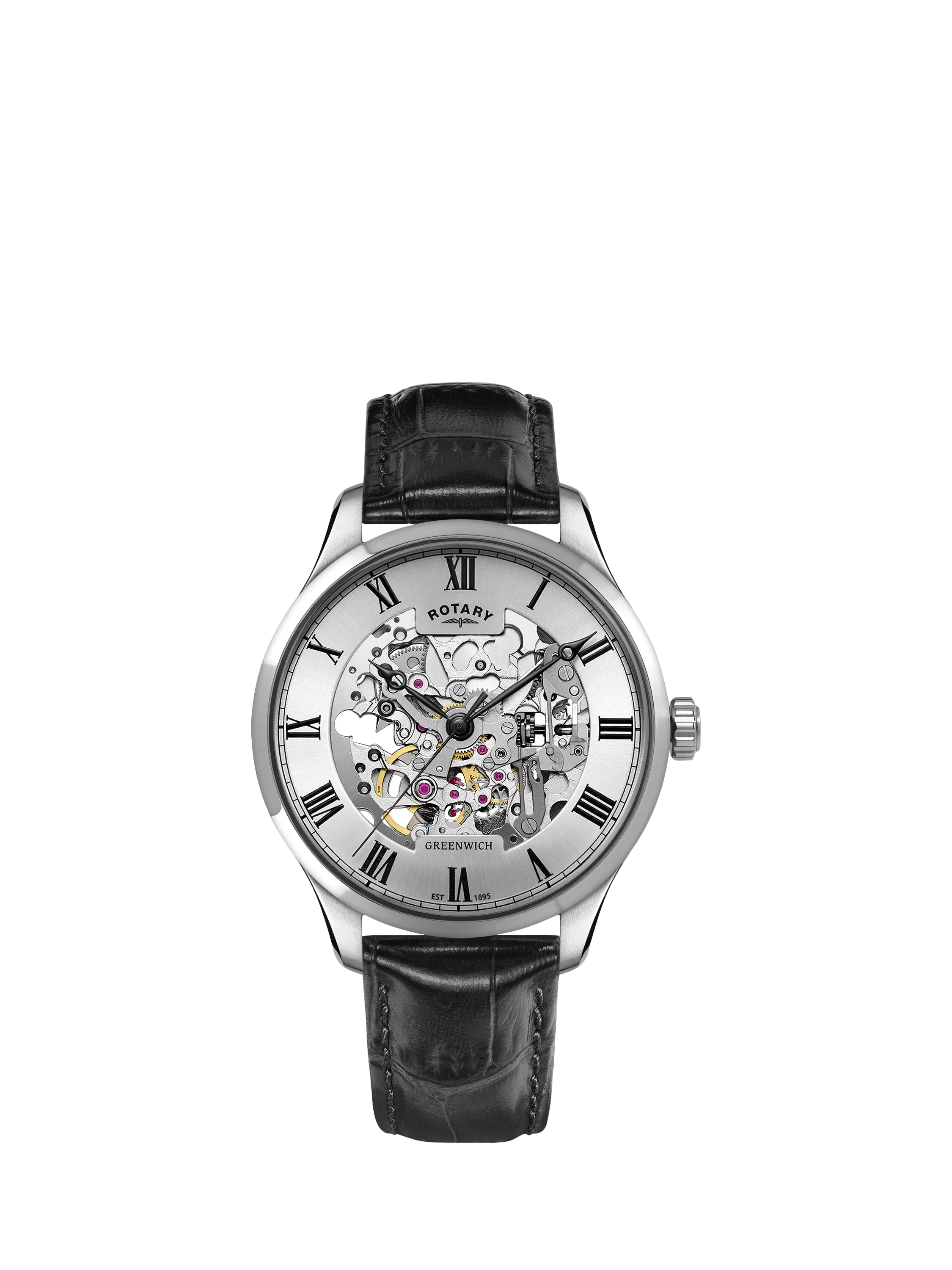 Rotary Greenwich automatic skeleton watch, imported from the UK