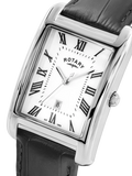 Rotary Heritage Astoria men's leather strap watch, UK version