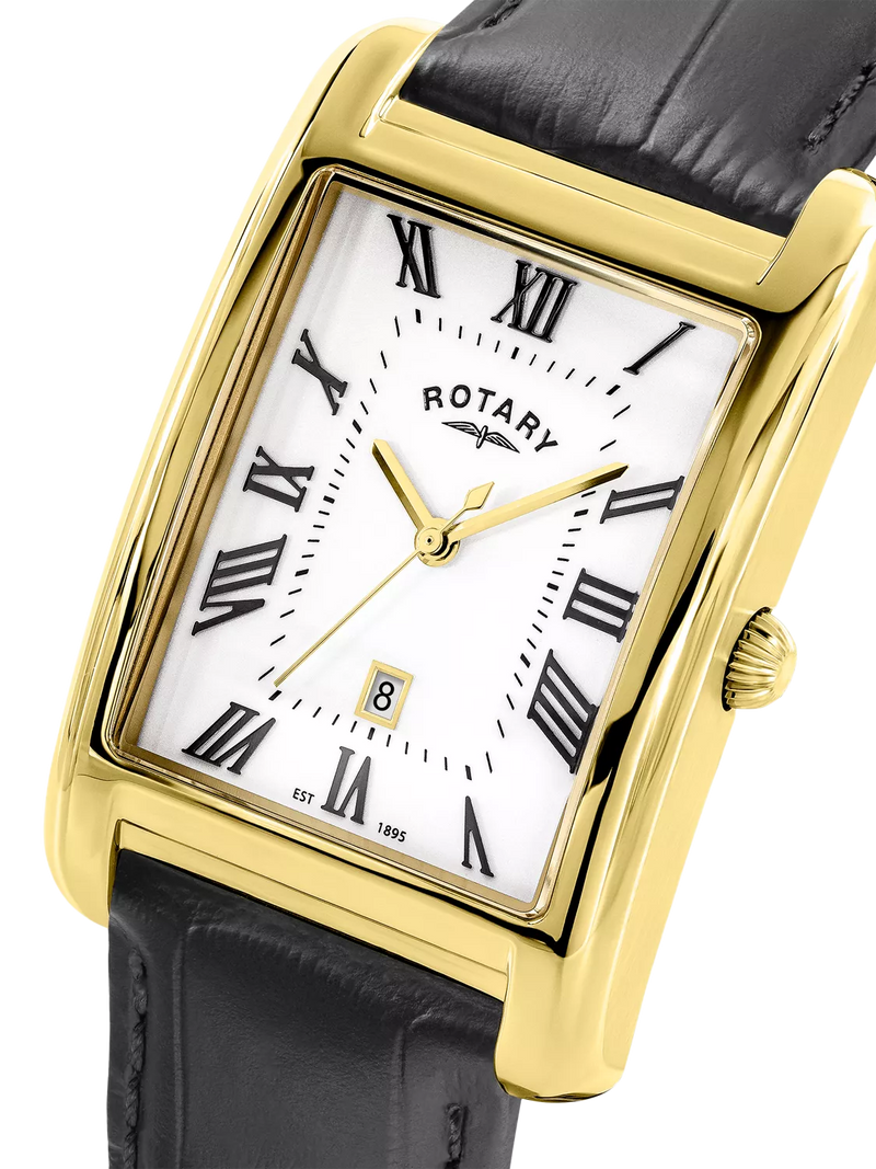 Rotary Heritage Astoria men's rectangular watch - British product