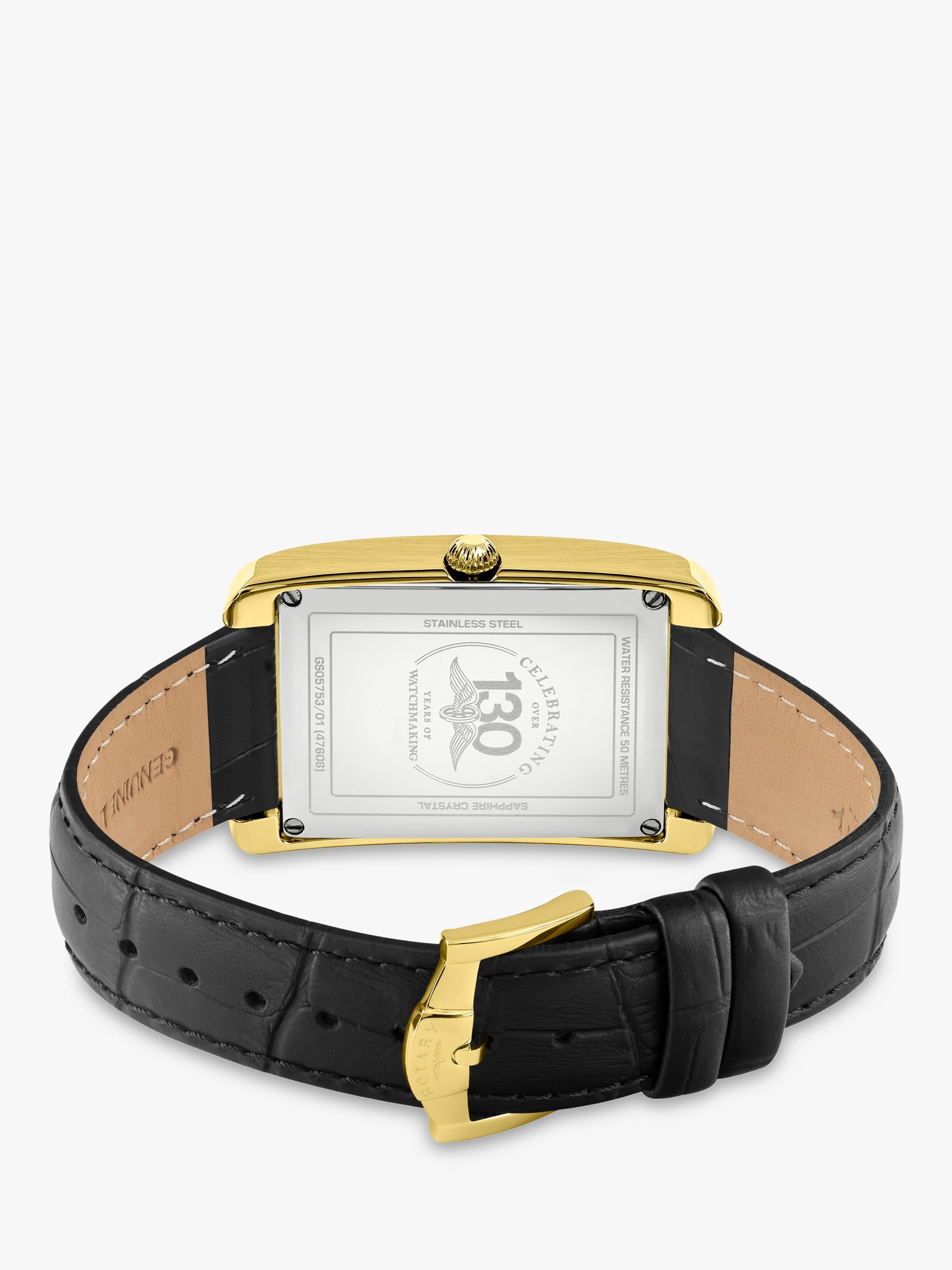 Rotary Heritage Astoria men's rectangular watch - British product