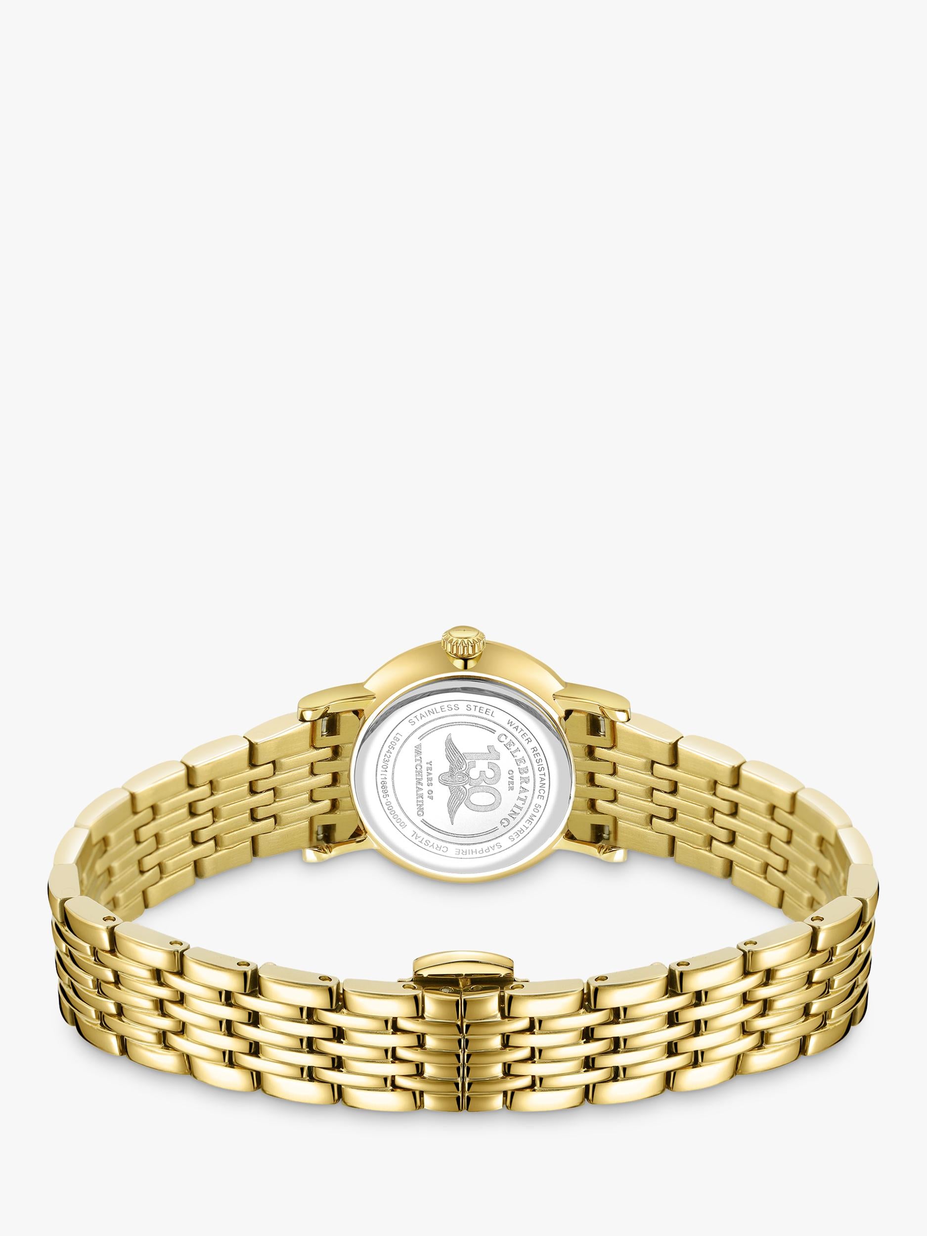 Rotary women's watch gold PVD Roman numerals 27mm, UK version
