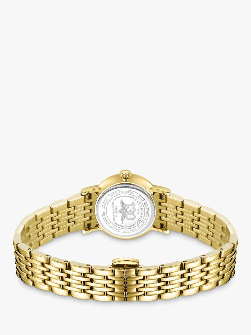 Rotary women's watch gold PVD Roman numerals 27mm, UK version