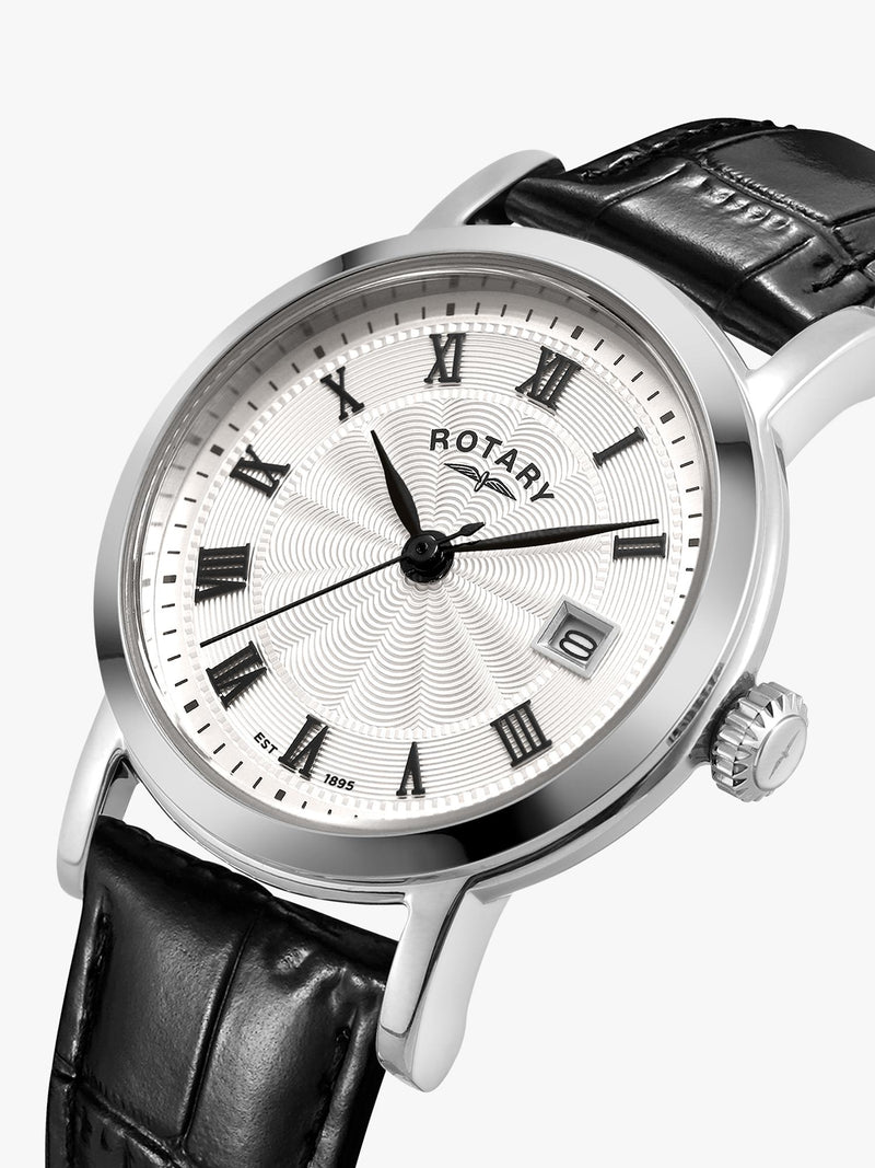 Rotary Heritage women's leather strap watch 27mm (British brand)