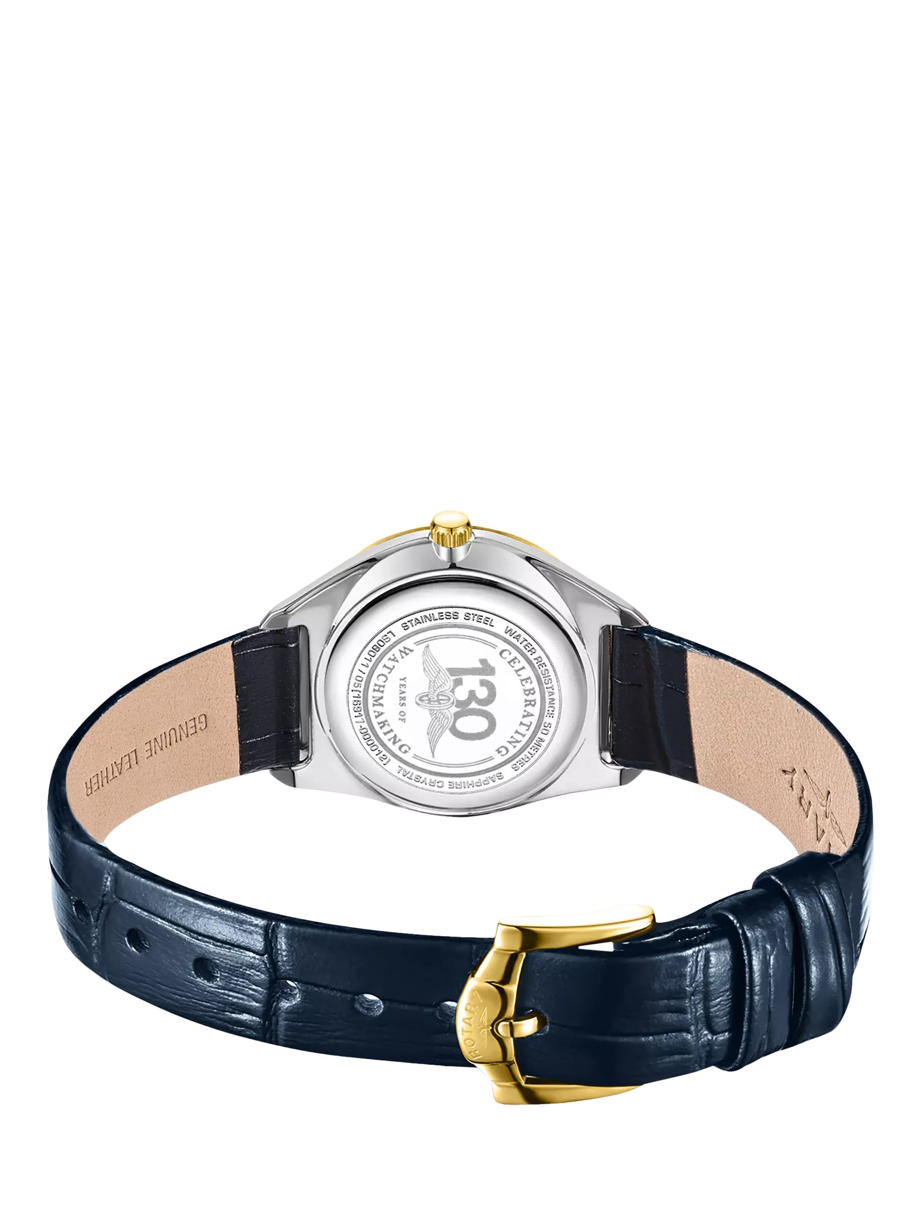 Rotary Ultra Slim women's watch blue dial 27mm (British brand)