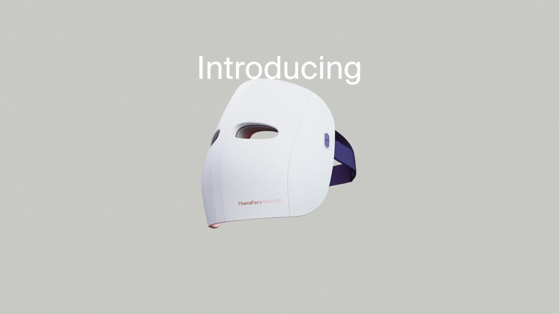 Therabody TheraFace Mask Glo cordless LED skincare mask, UK version