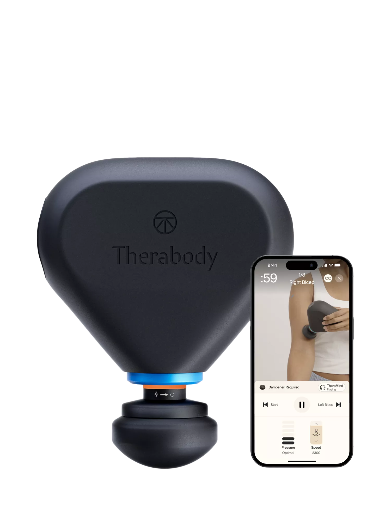 Therabody Theragun Mini Plus portable massage gun with heat - British product