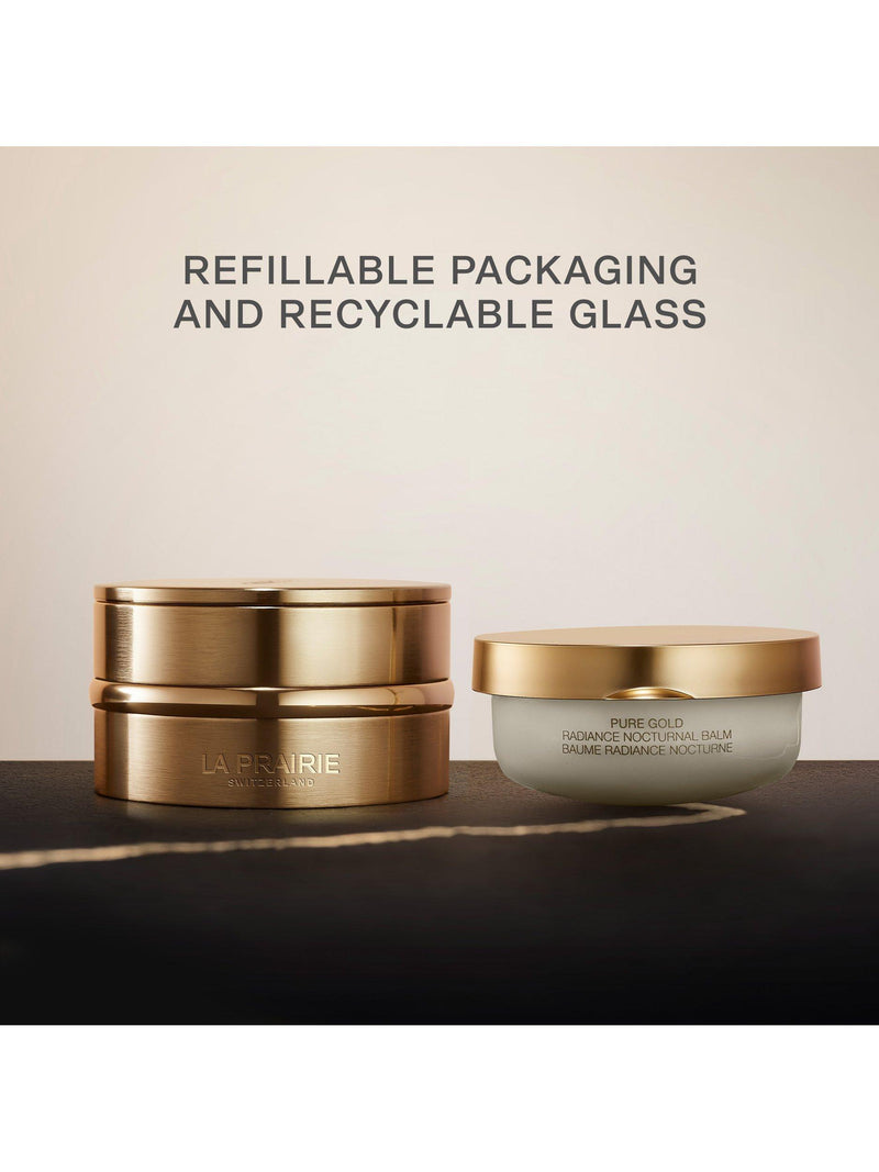 La Prairie Pure Gold Radiance Night Balm Refill 60ml, imported from the UK