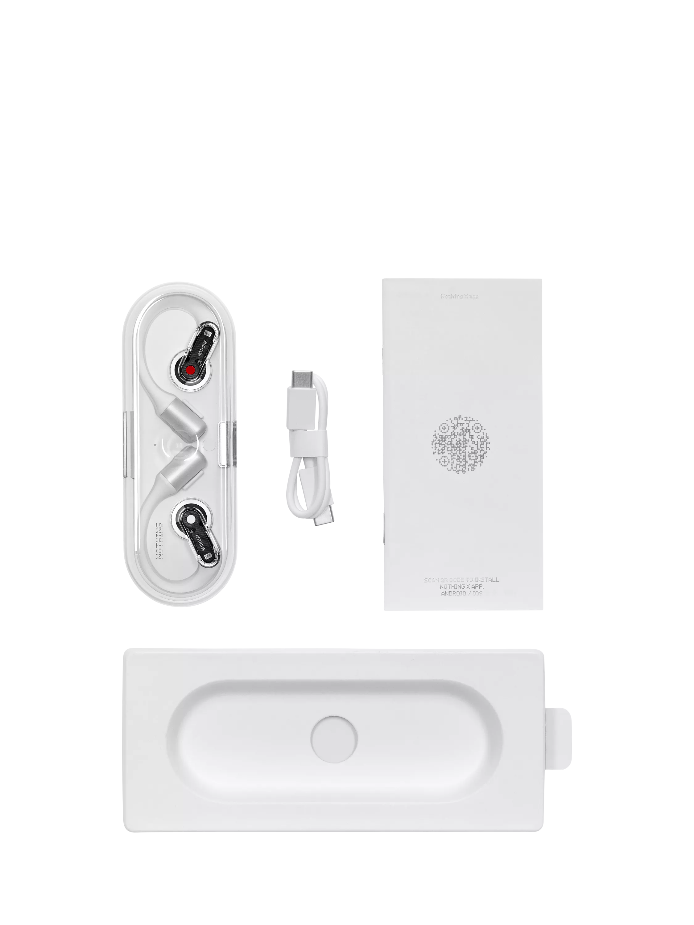 Nothing Ear (open) open-ear headphones in White (British brand)