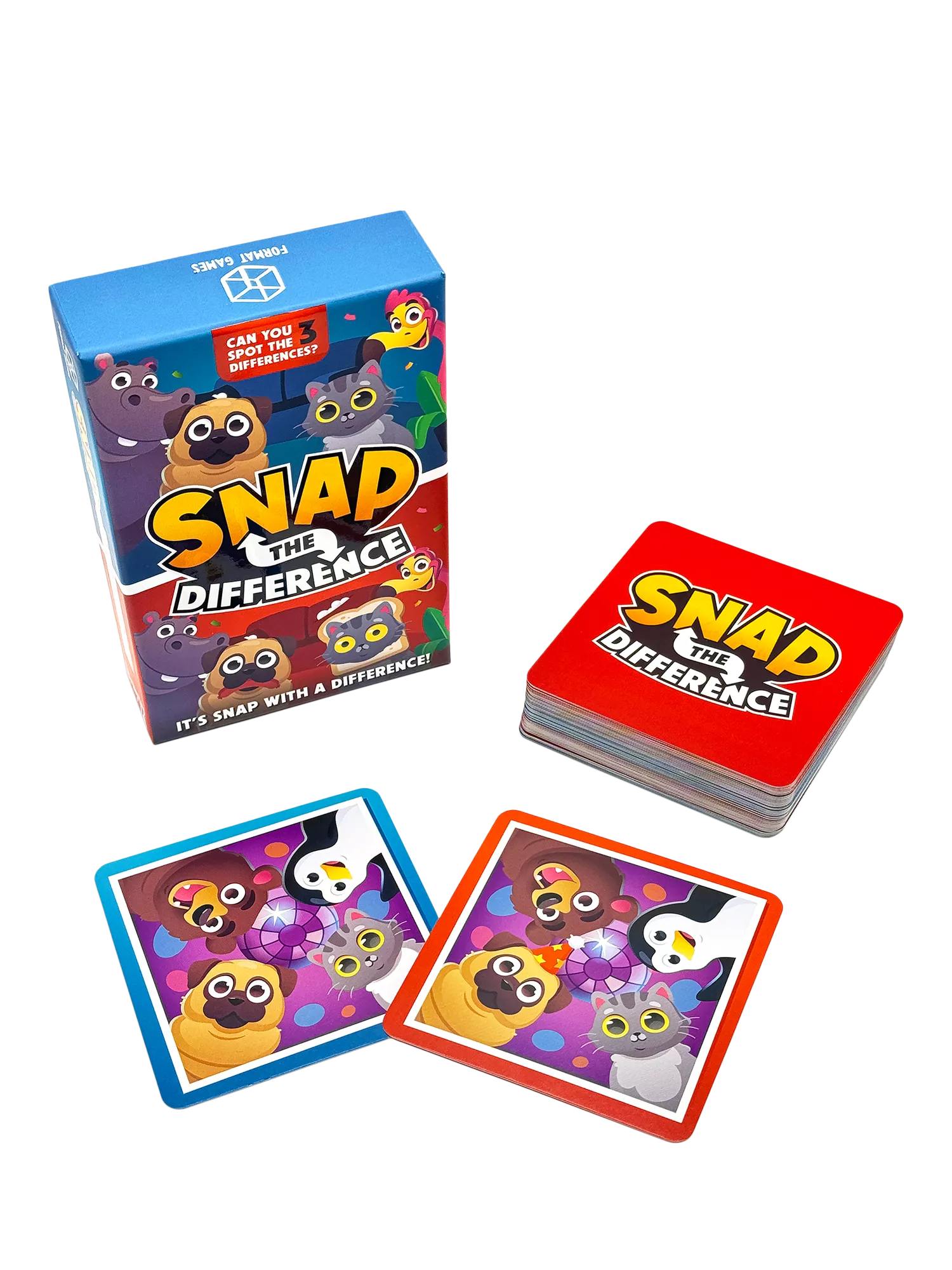 Format Games Snap The Difference party game - British product