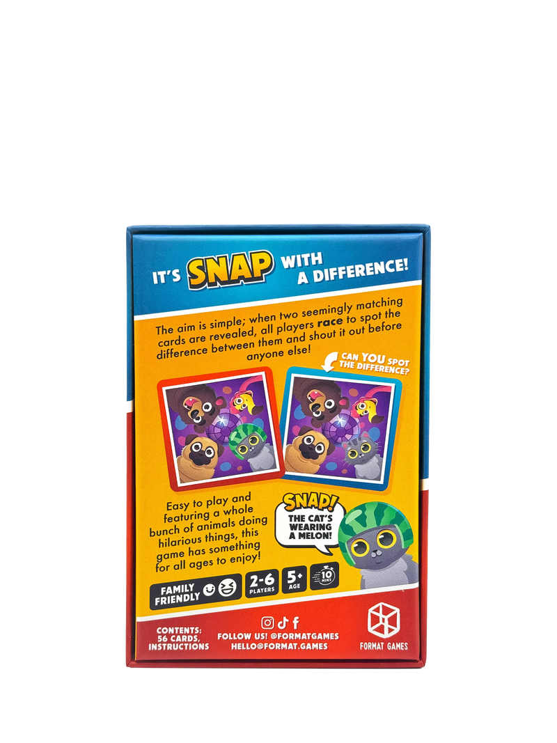 Format Games Snap The Difference party game - British product