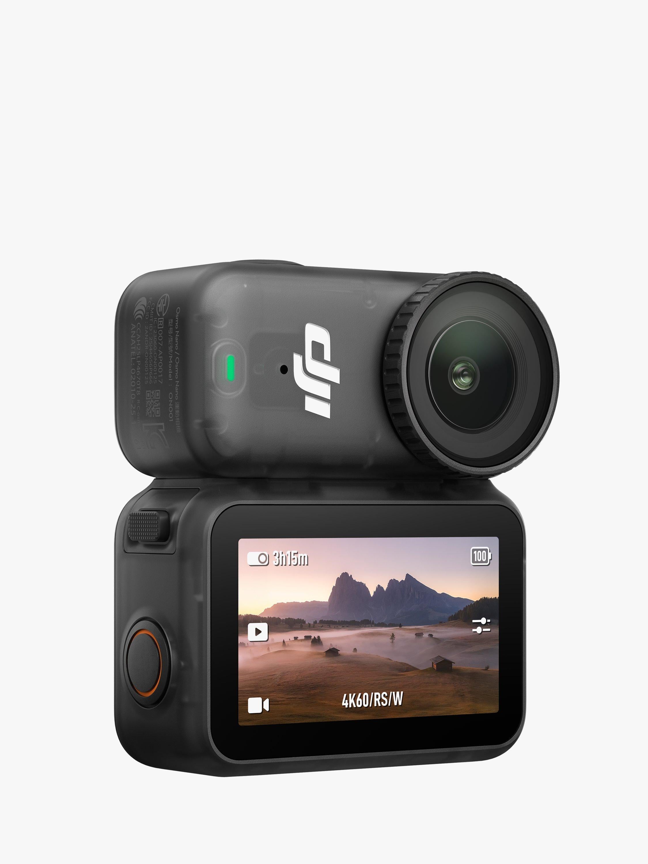 DJI Osmo Nano action camera 4K 128GB black, imported from the UK