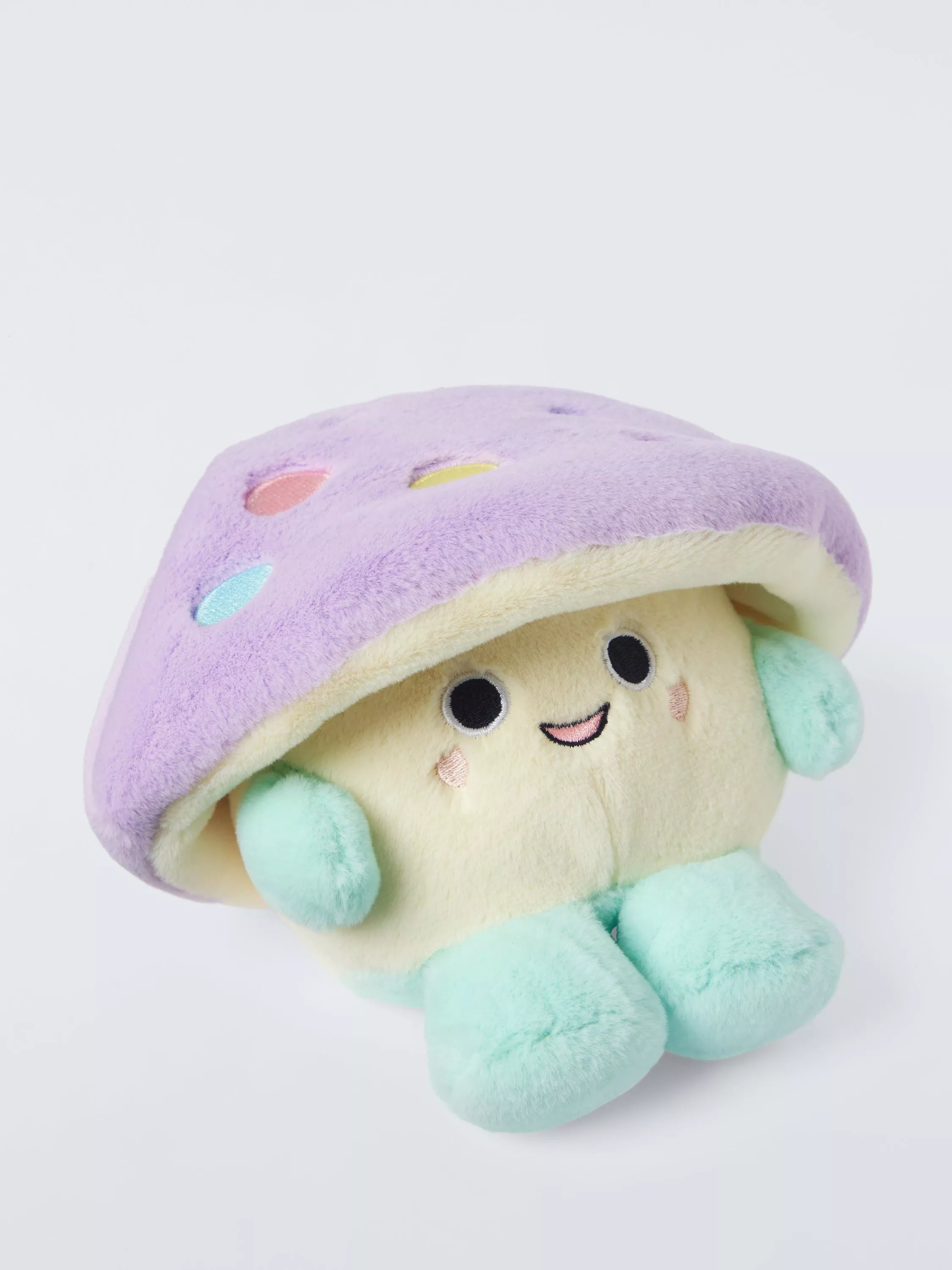 John Lewis mushroom plush toy 15cm, imported from the UK