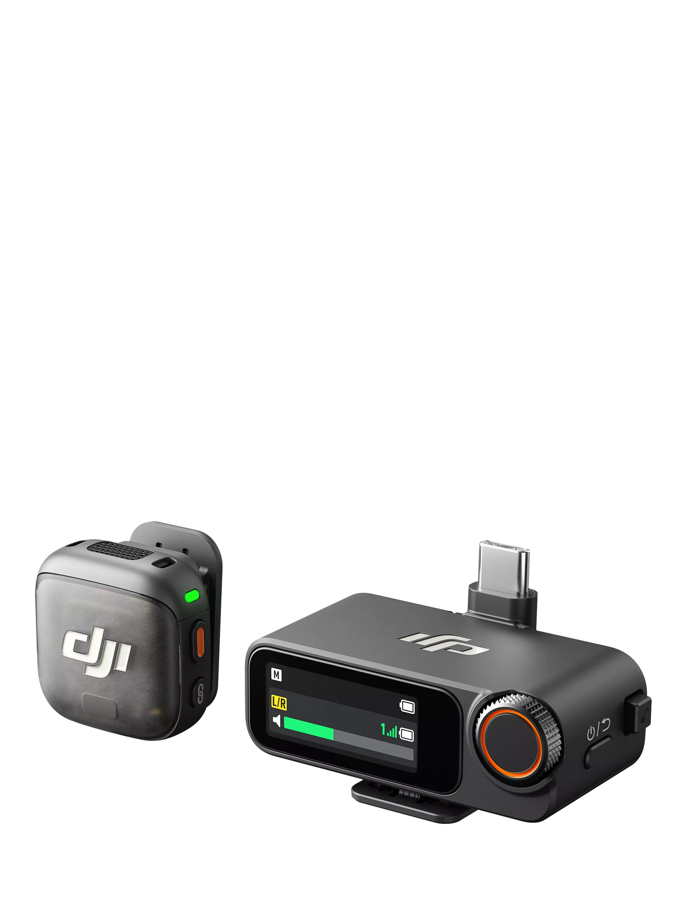 DJI wireless microphone transmitter receiver set, UK version