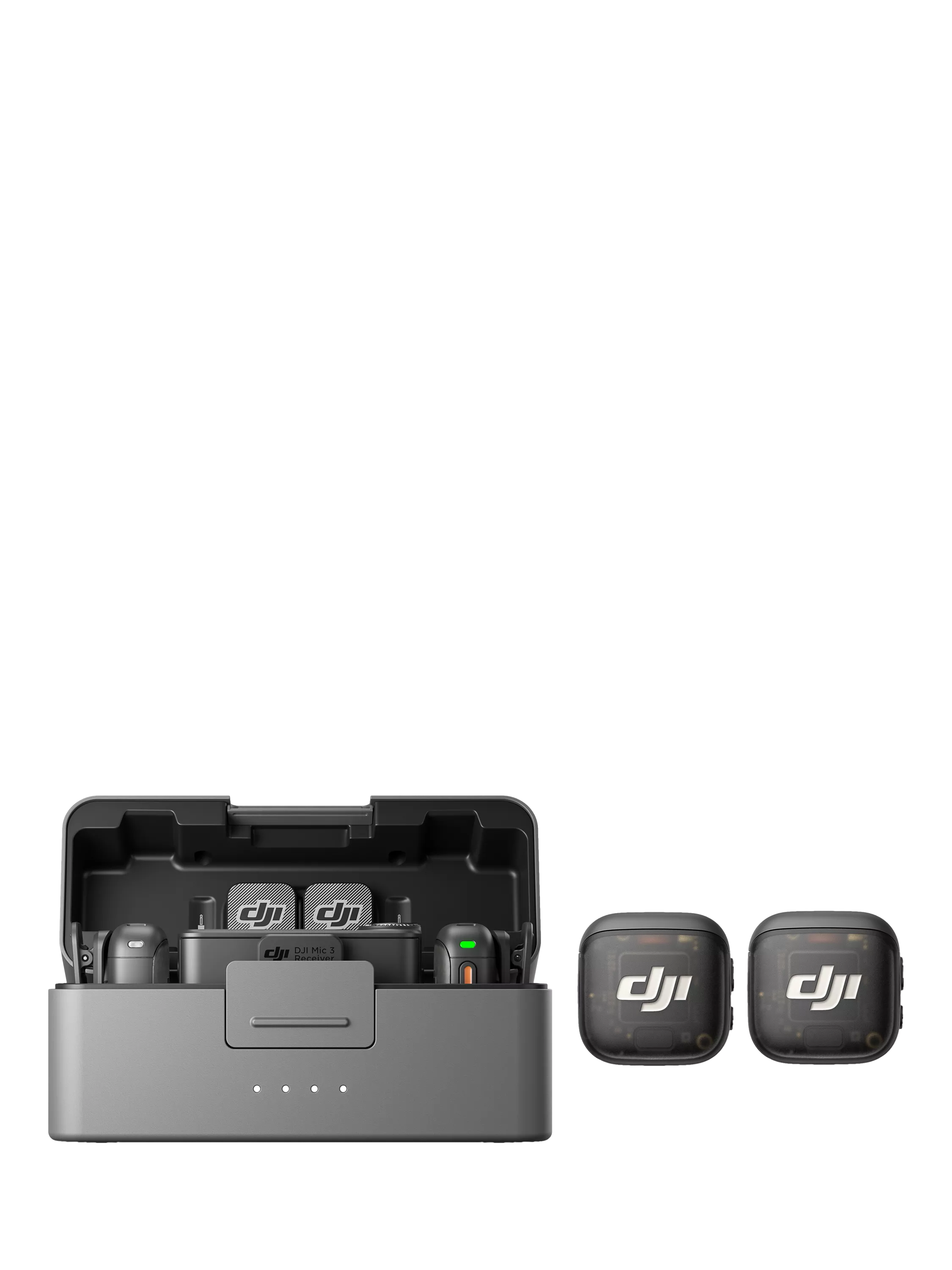 DJI Mic 3 wireless microphone kit with charging case, imported from the UK