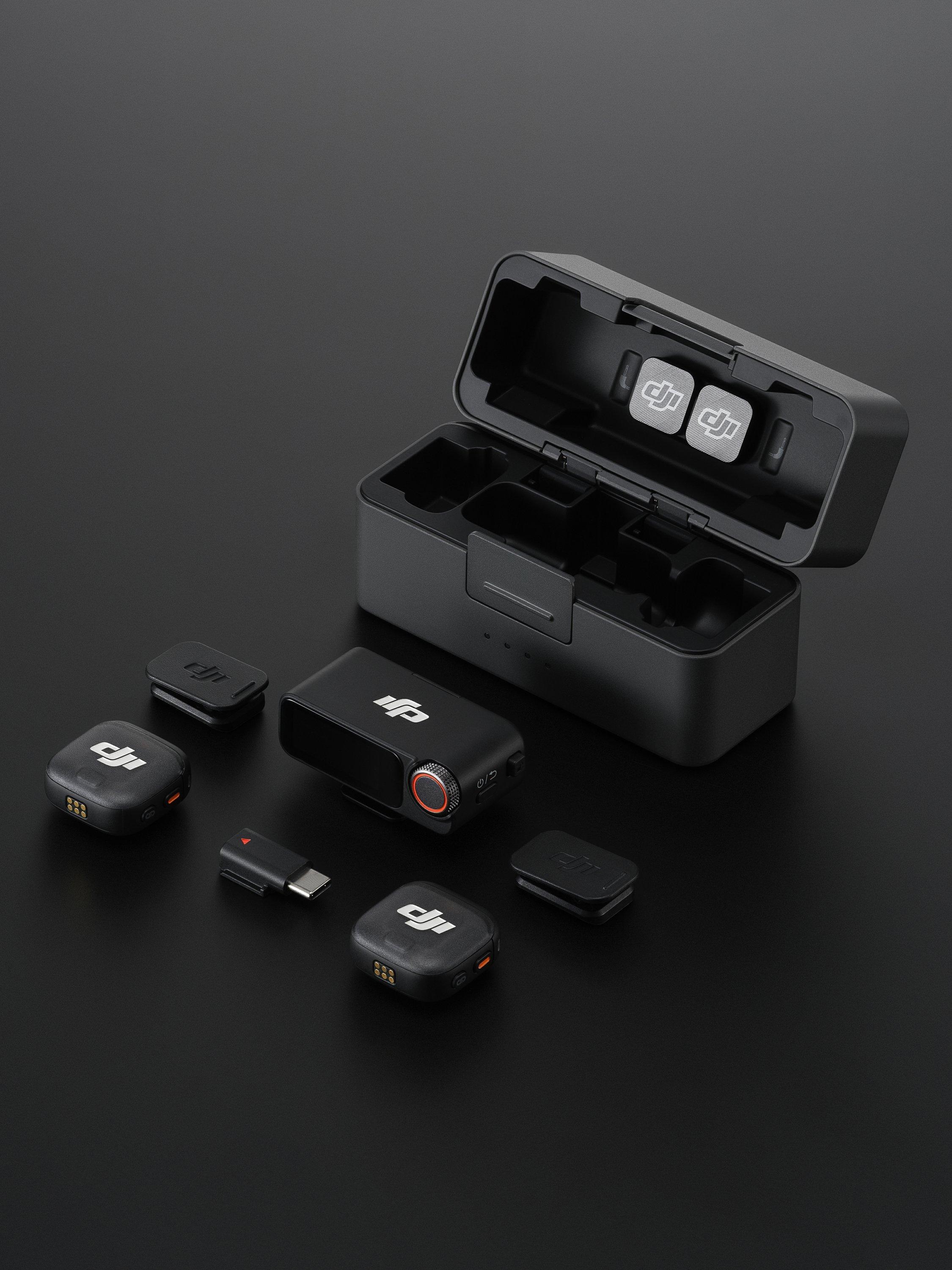 DJI Mic 3 wireless microphone kit with charging case, imported from the UK