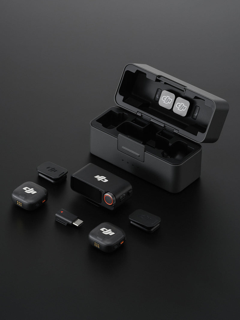 DJI Mic 3 wireless microphone kit with charging case, imported from the UK